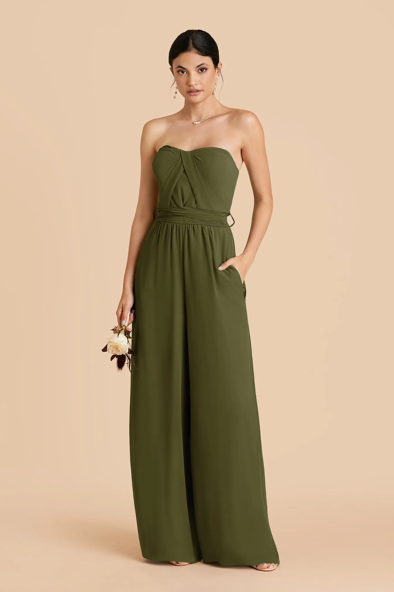 Gigi Chiffon Jumpsuit - Martini sold by Birdy Grey product image thumbnail 2