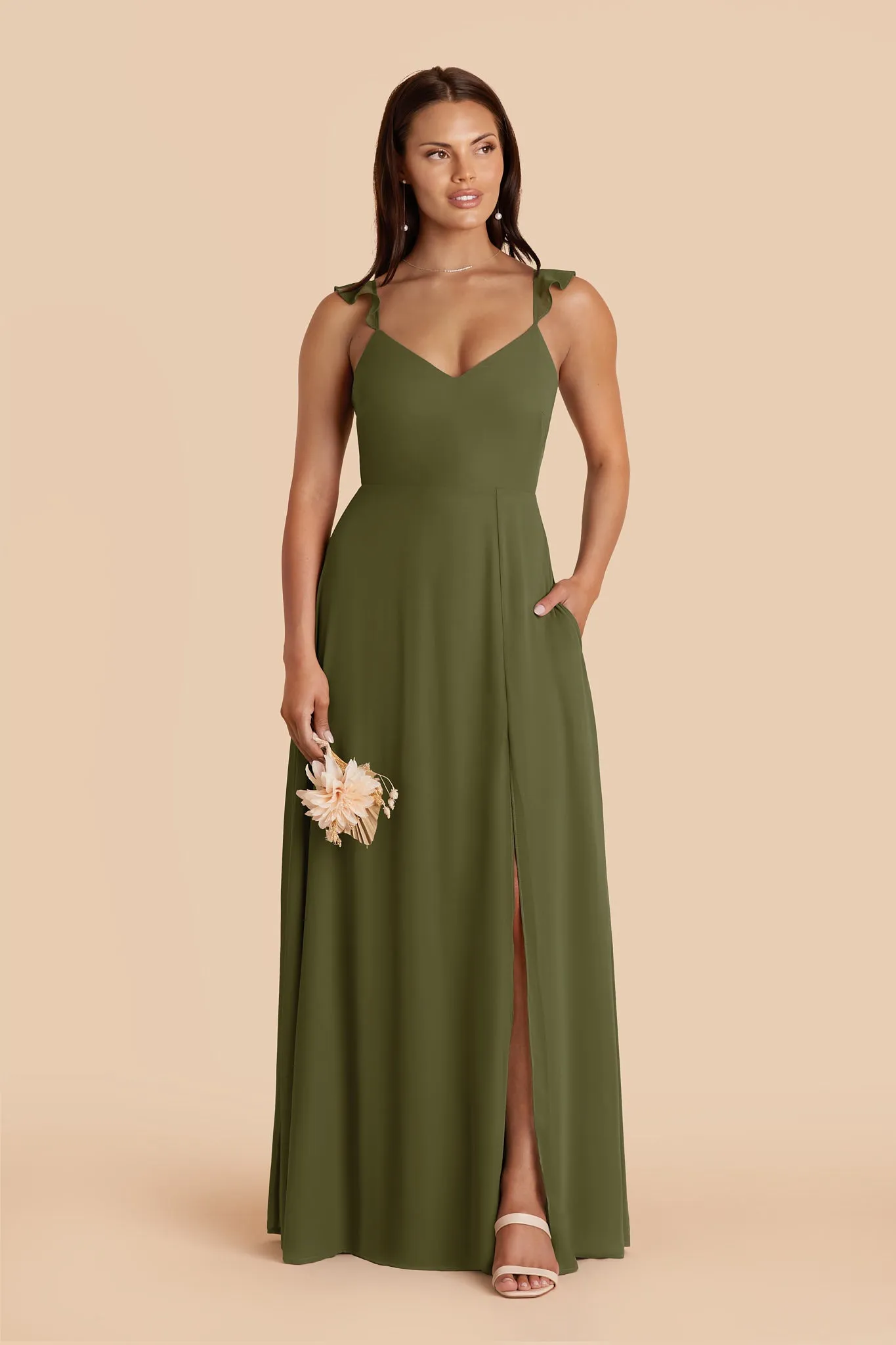 Doris Chiffon Dress - Martini sold by Birdy Grey product image thumbnail 3
