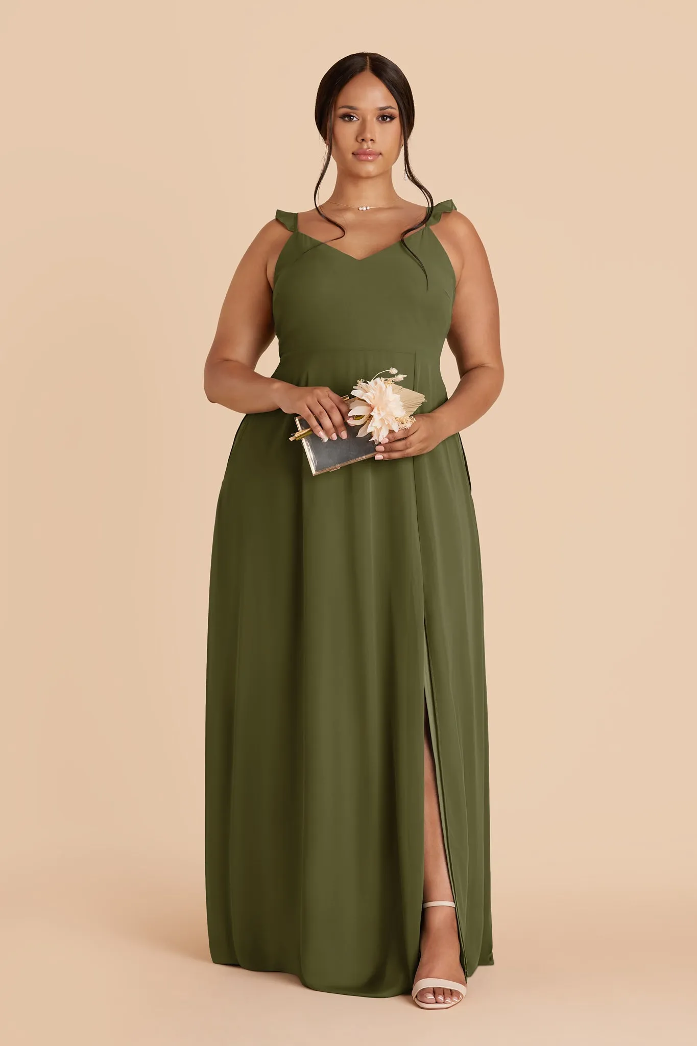 Doris Chiffon Dress - Martini sold by Birdy Grey product image thumbnail 2