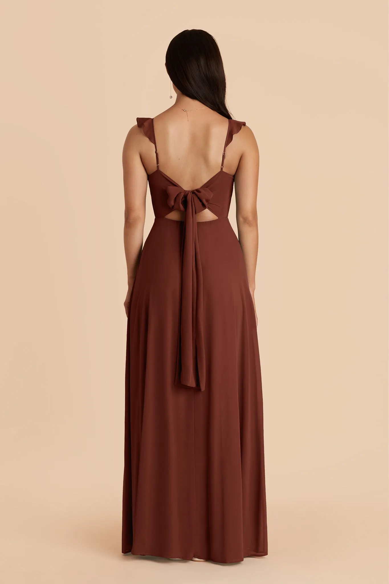 Doris Chiffon Dress - Cognac sold by Birdy Grey product image thumbnail 5