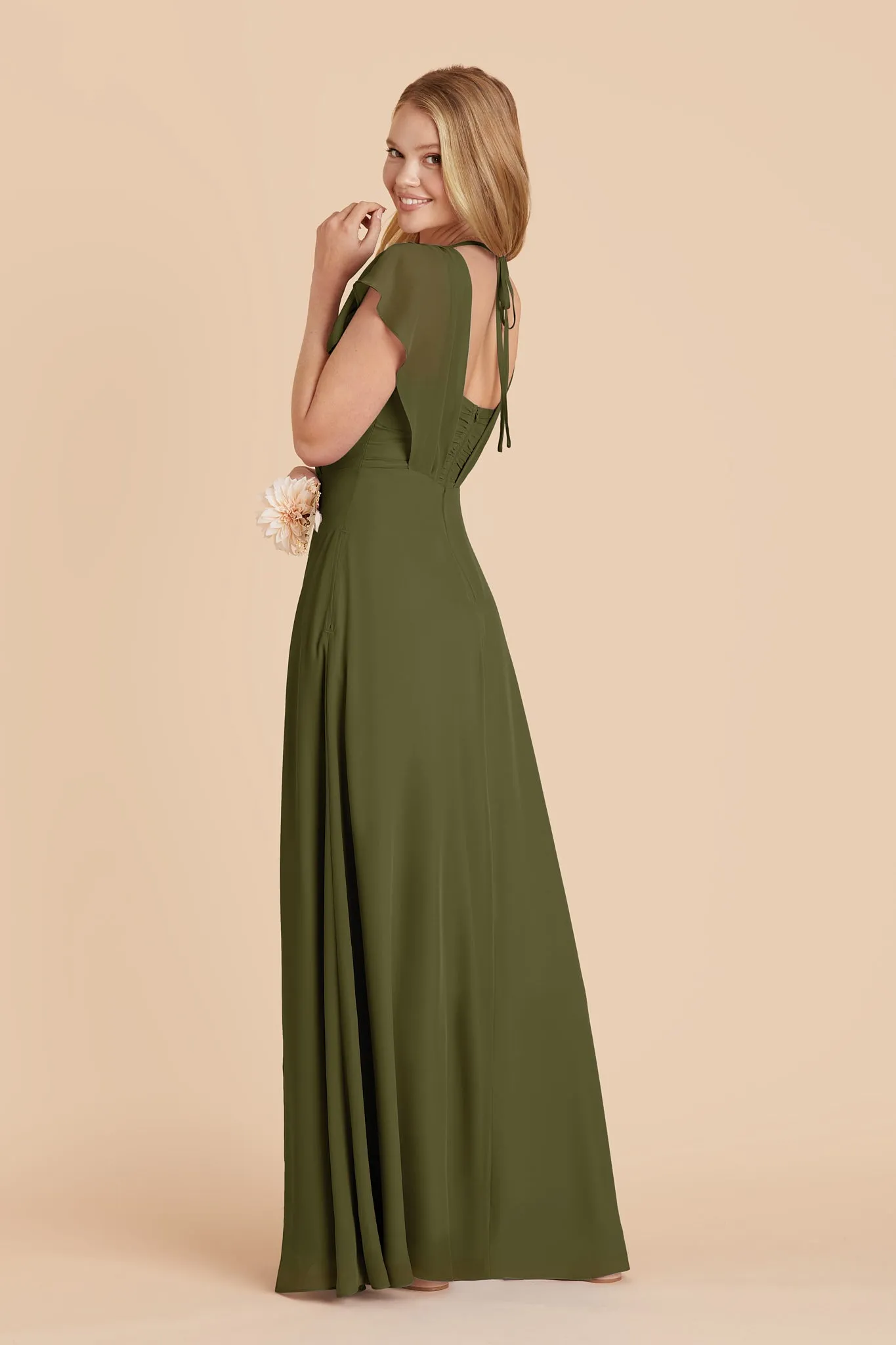 Violet Chiffon Dress - Martini sold by Birdy Grey product image thumbnail 4