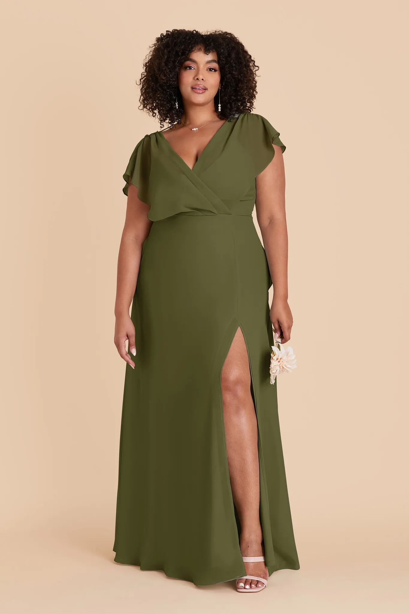 Violet Chiffon Dress - Martini sold by Birdy Grey product image thumbnail 2