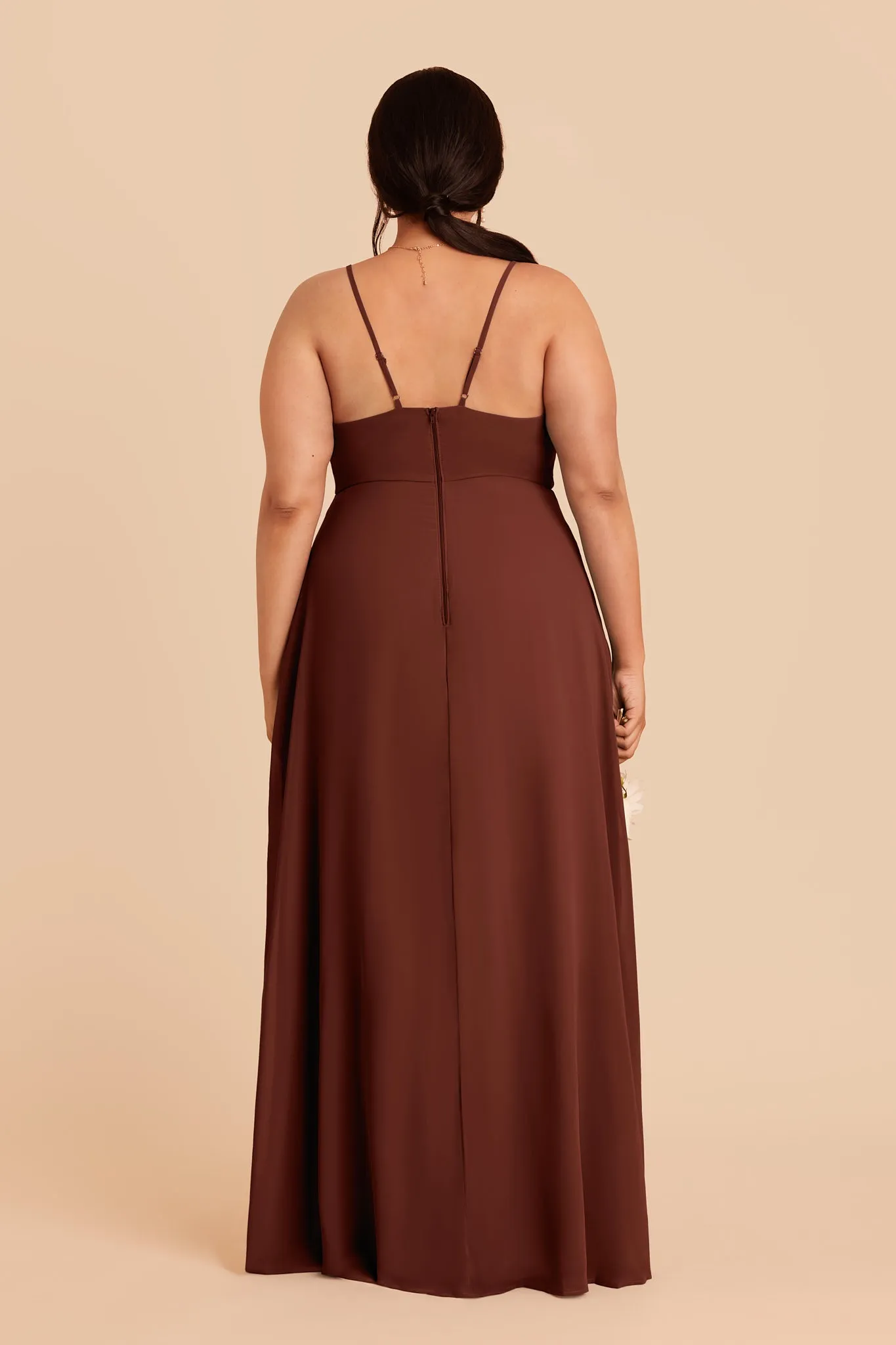 Theresa Chiffon Dress - Cognac sold by Birdy Grey product image thumbnail 4