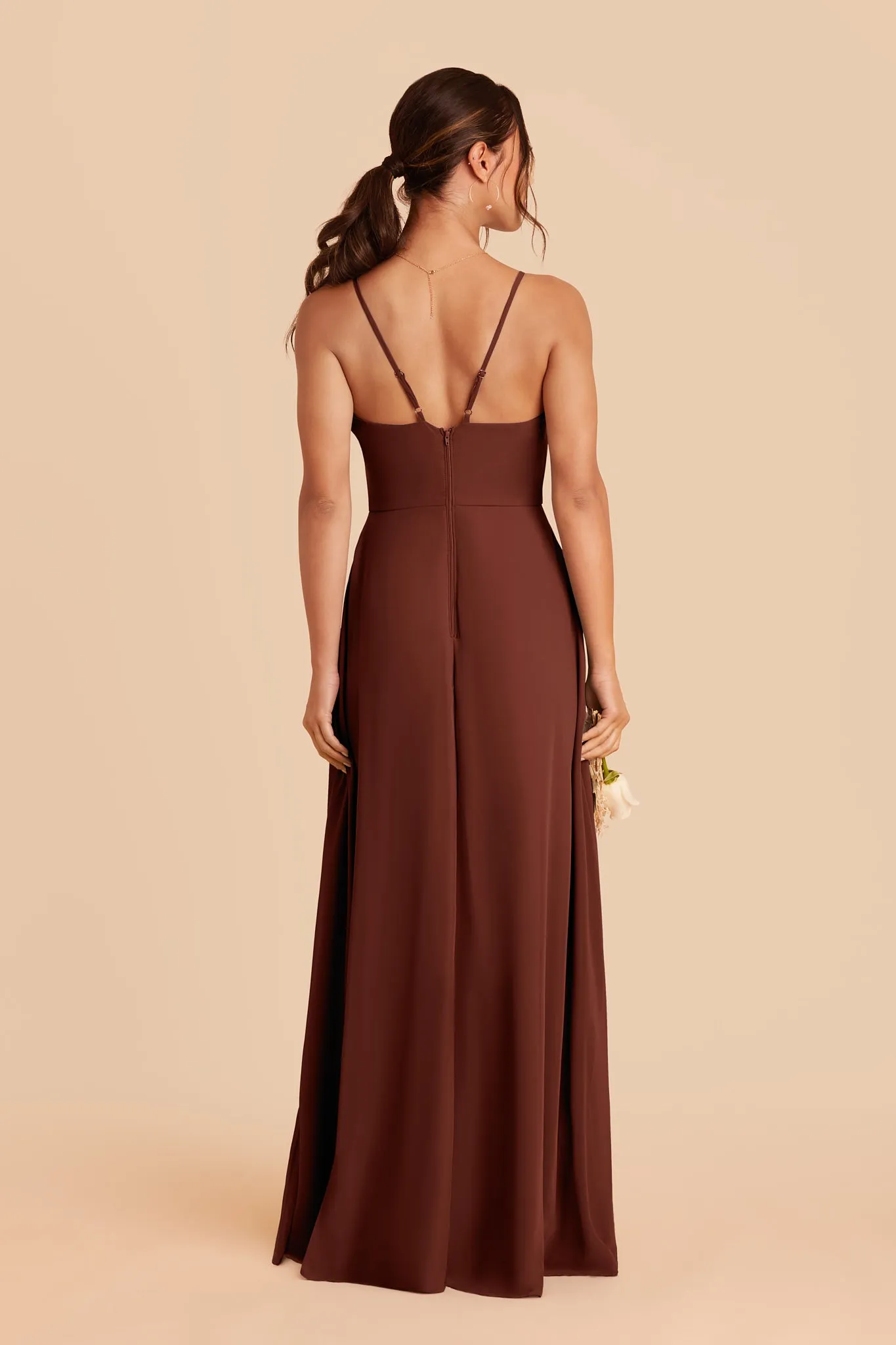 Theresa Chiffon Dress - Cognac sold by Birdy Grey product image thumbnail 3