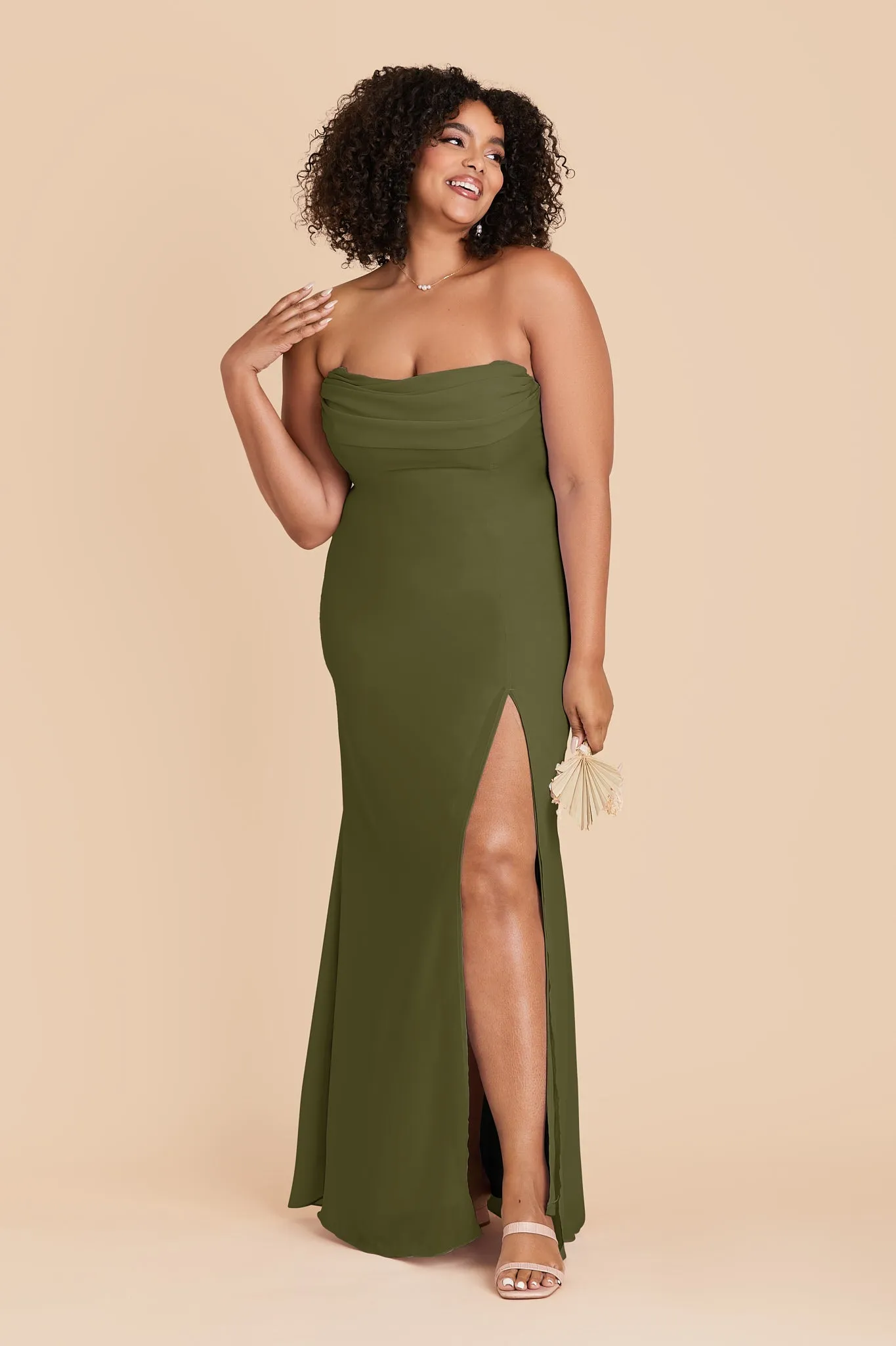 Mira Chiffon Dress - Martini sold by Birdy Grey product image thumbnail 3