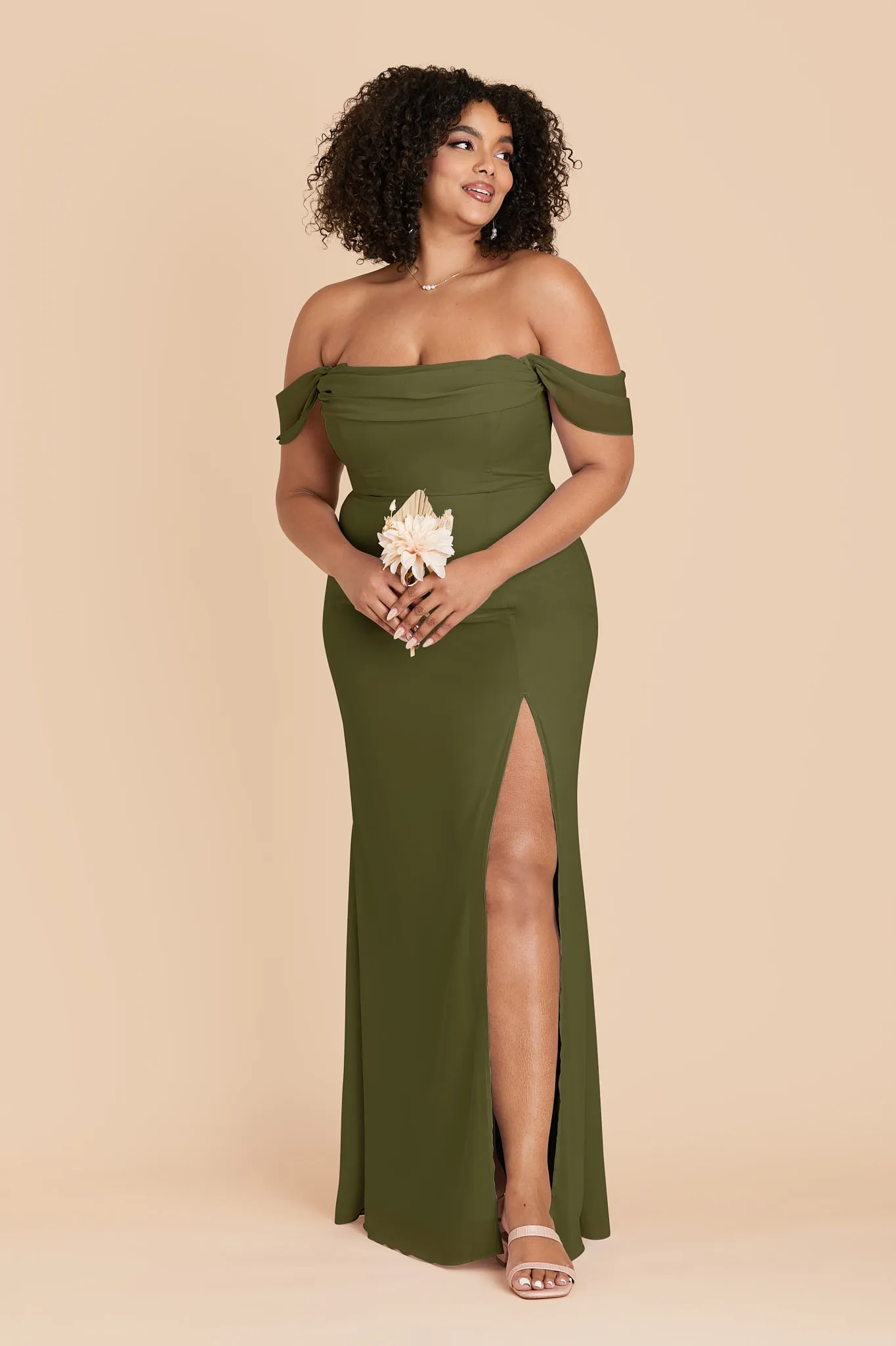 Mira Chiffon Dress - Martini sold by Birdy Grey product image thumbnail 5