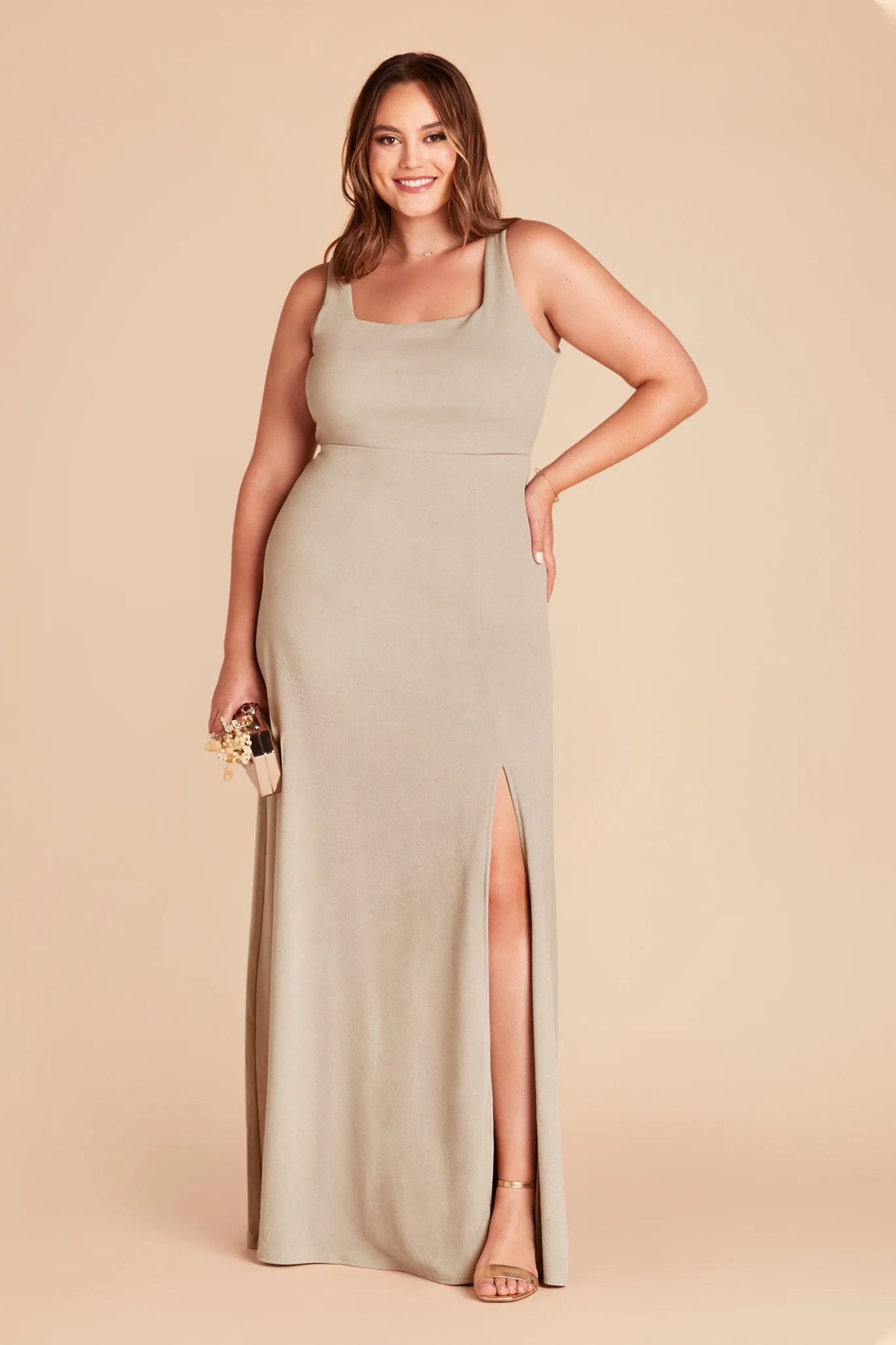 Alex Convertible Dress - Almond sold by Birdy Grey product image thumbnail 2