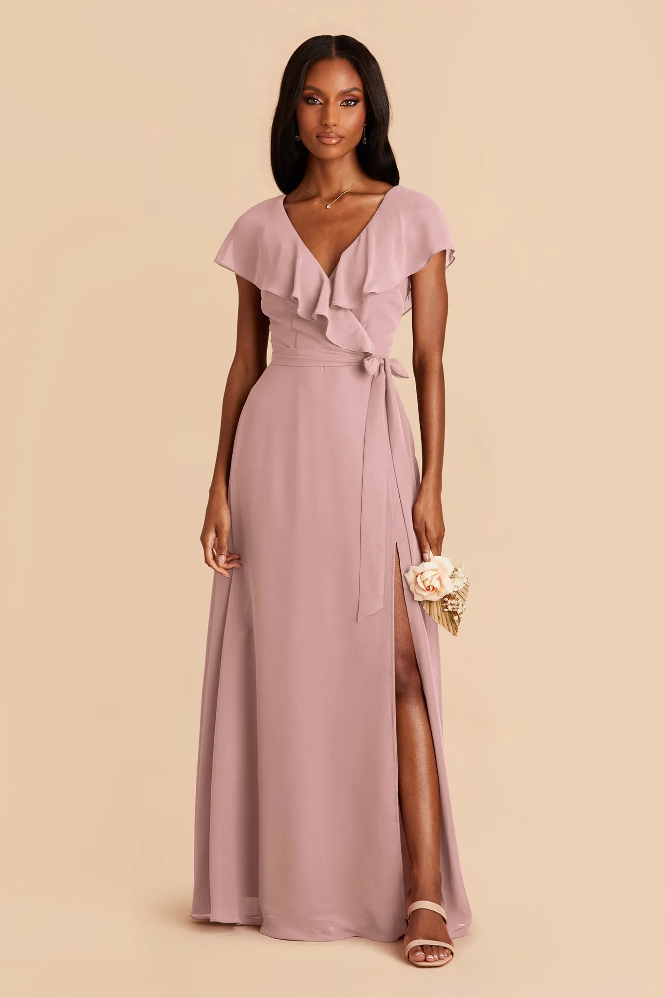 Jackson Chiffon Dress - English Rose sold by Birdy Grey product image thumbnail 2