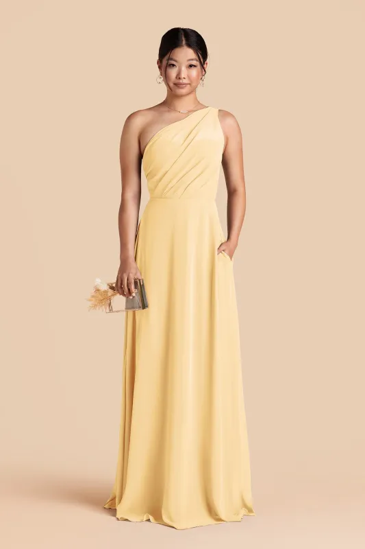 Kira Chiffon Dress - Butter sold by Birdy Grey