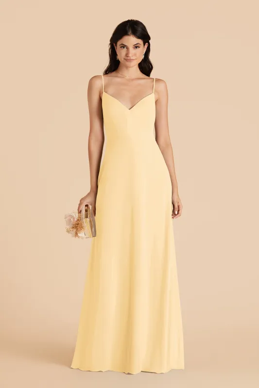 Devin Chiffon Dress - Butter sold by Birdy Grey