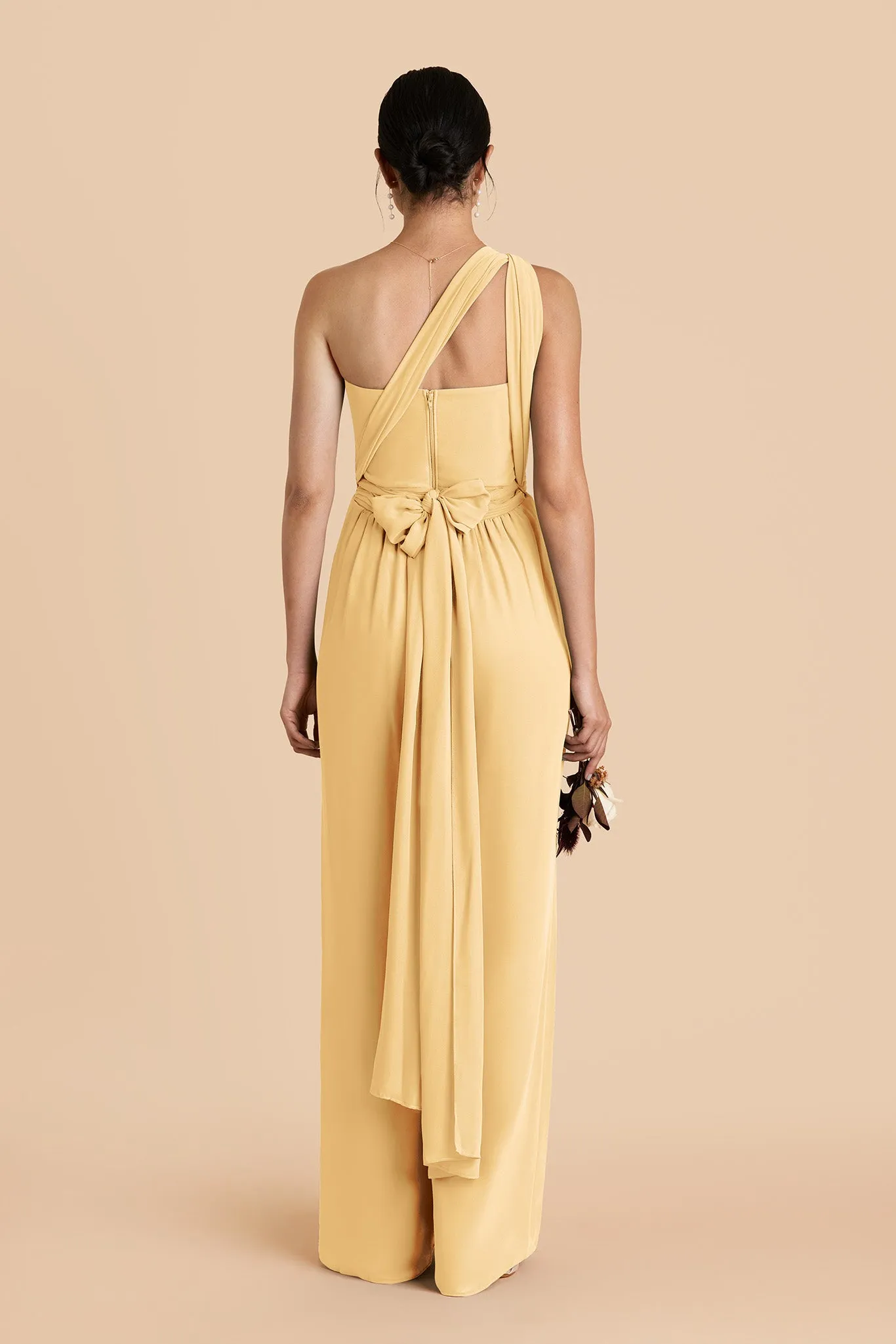Gigi Chiffon Jumpsuit - Butter sold by Birdy Grey product image thumbnail 4