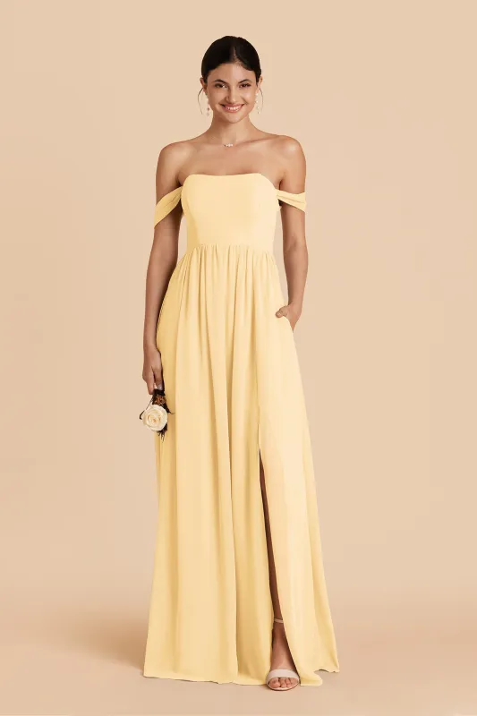 August Chiffon Dress - Butter sold by Birdy Grey