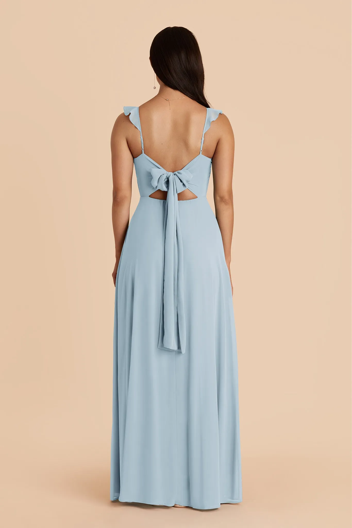Doris Chiffon Dress - Sky Blue sold by Birdy Grey product image thumbnail 5