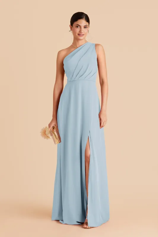 Kira Chiffon Dress Slit - Sky Blue sold by Birdy Grey
