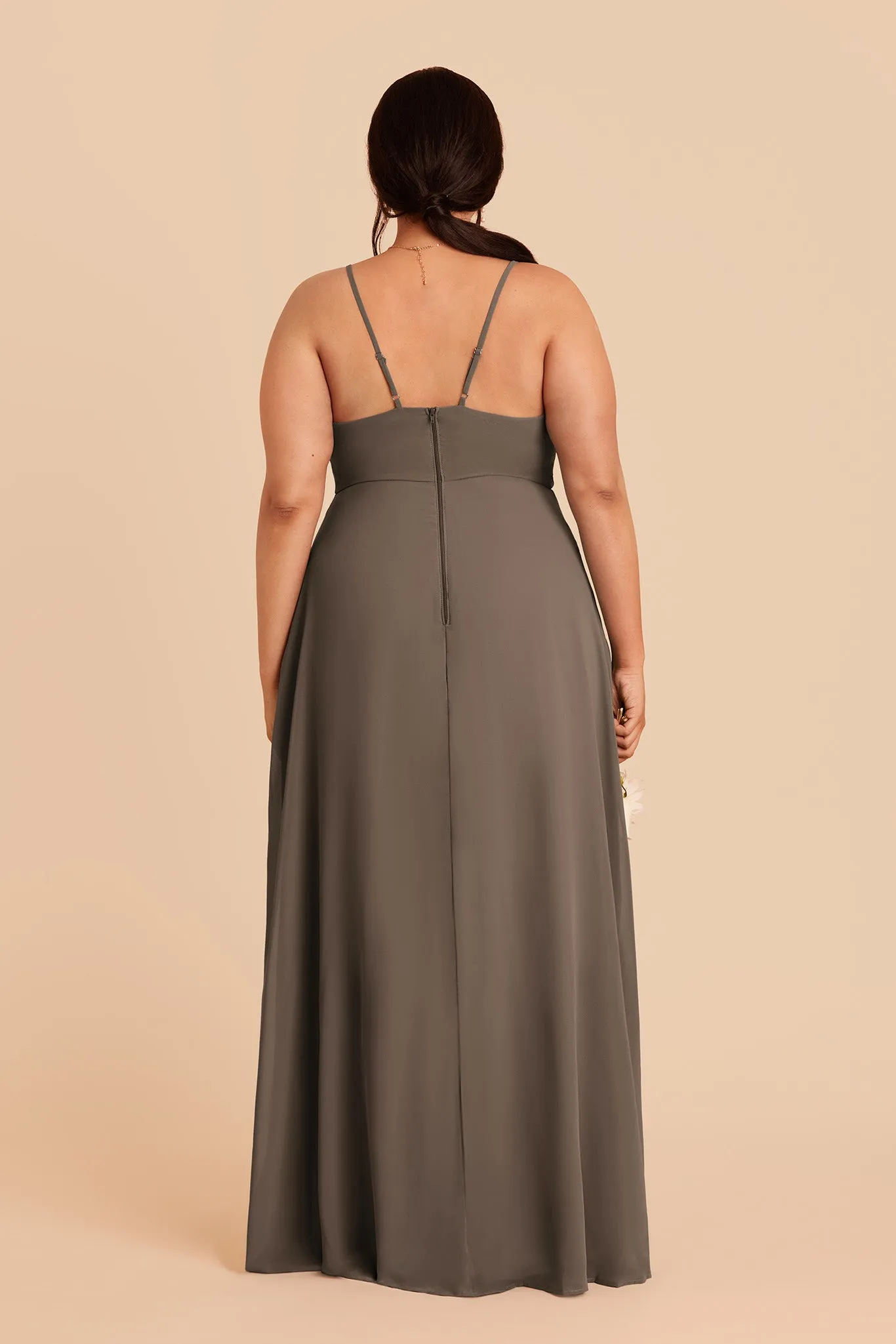 Theresa Chiffon Dress - Mocha sold by Birdy Grey product image thumbnail 5