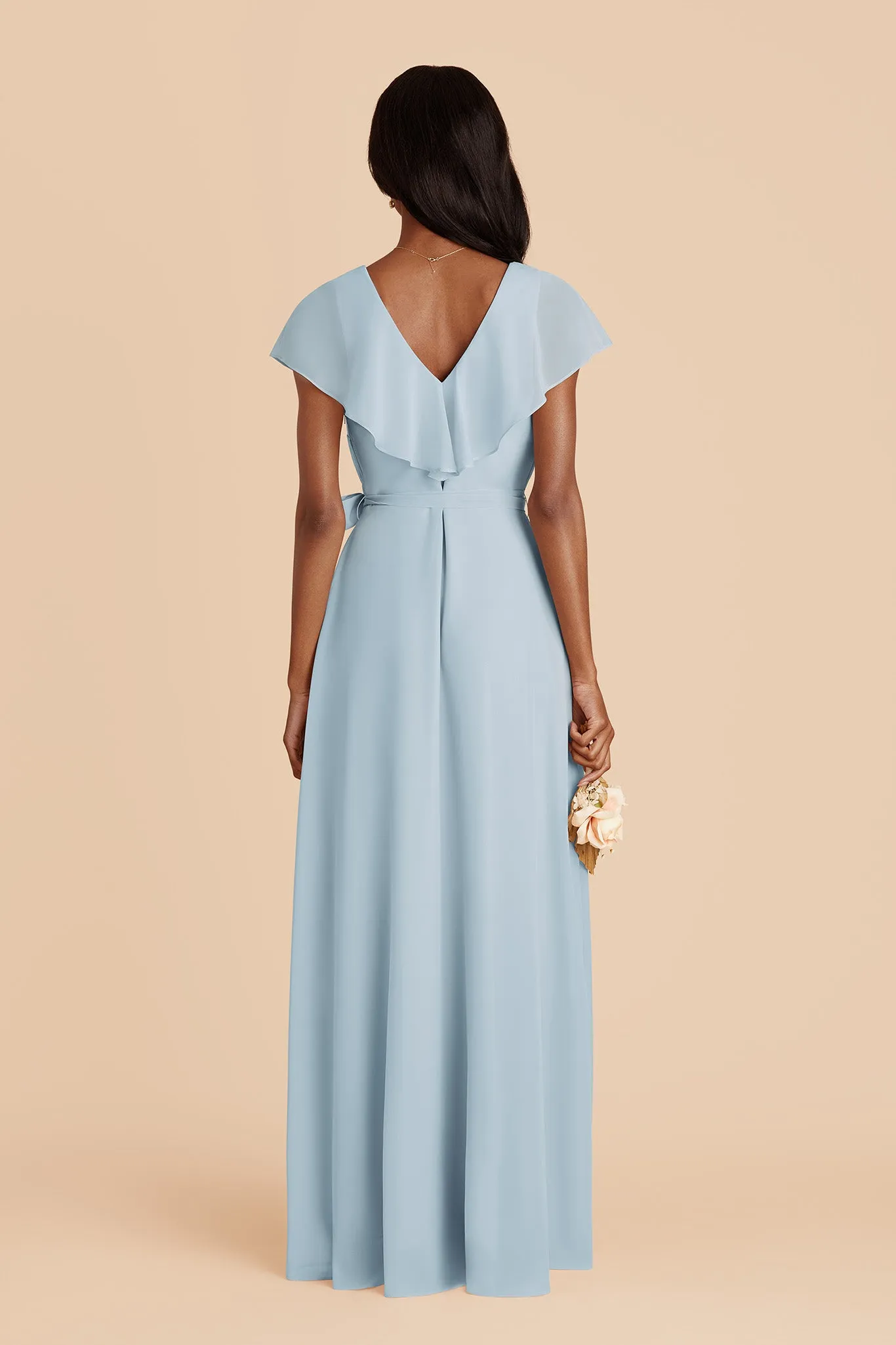 Jackson Chiffon Dress - Sky Blue sold by Birdy Grey product image thumbnail 4