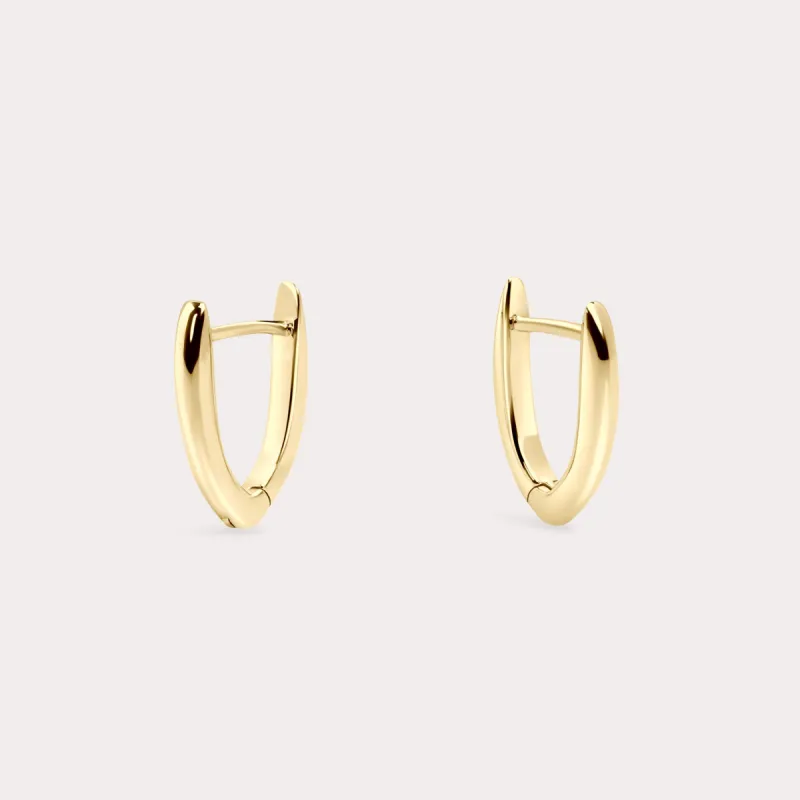 Vibrato Huggie Earrings - Gold sold by Birdy Grey