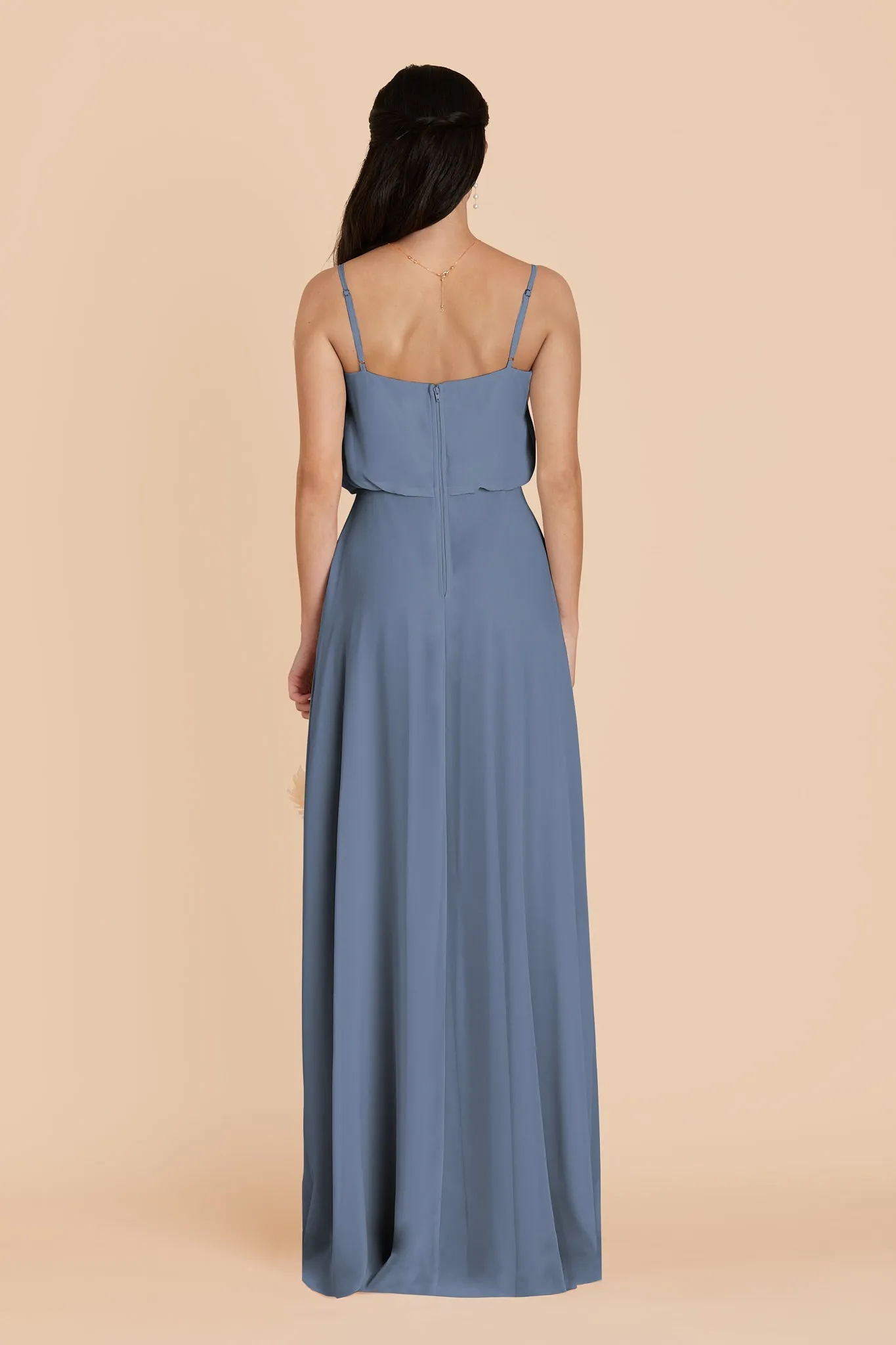 Gwennie Chiffon Dress Slit - French Blue sold by Birdy Grey product image thumbnail 5