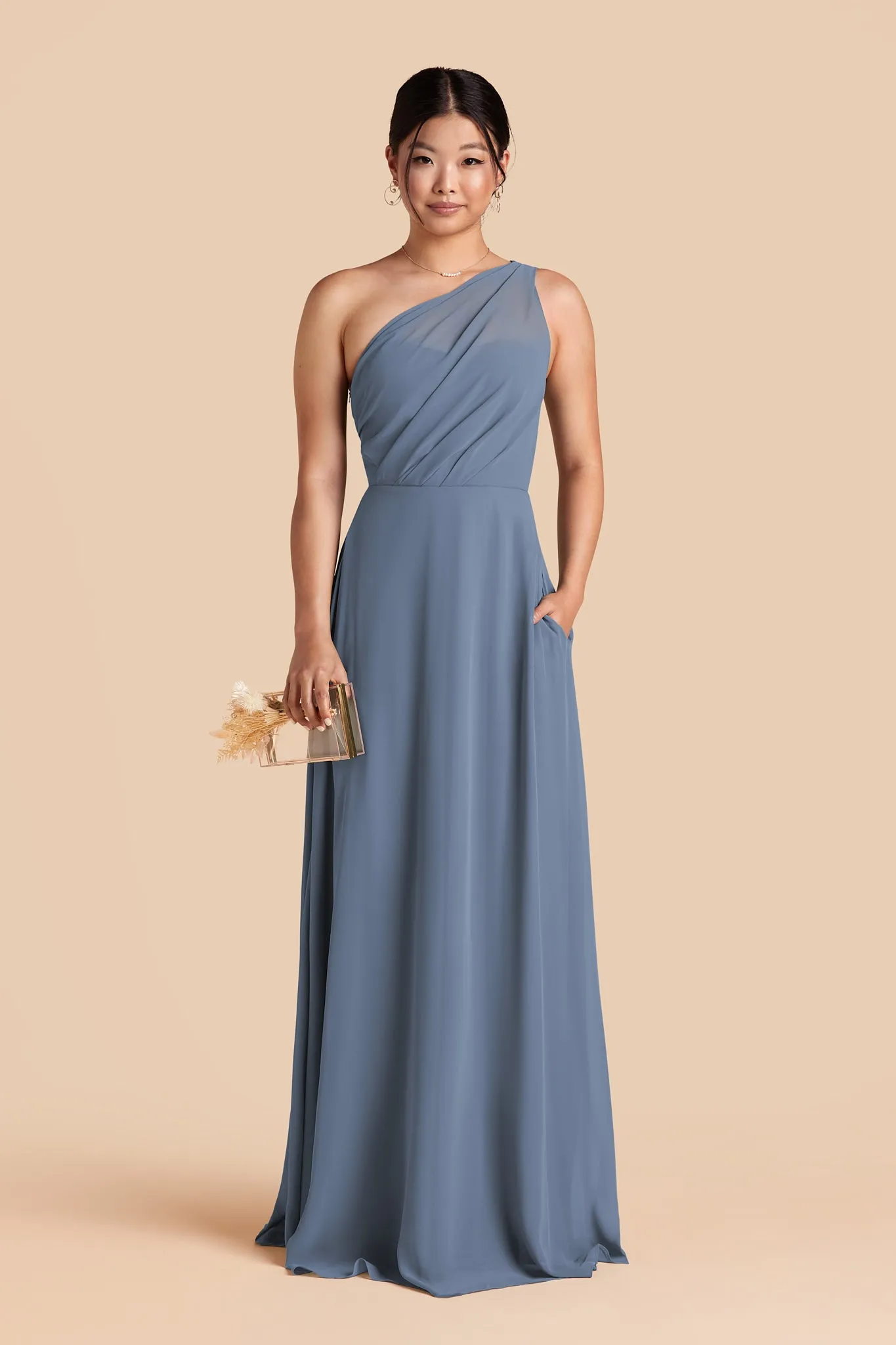 Kira Chiffon Dress - French Blue sold by Birdy Grey product image thumbnail 3