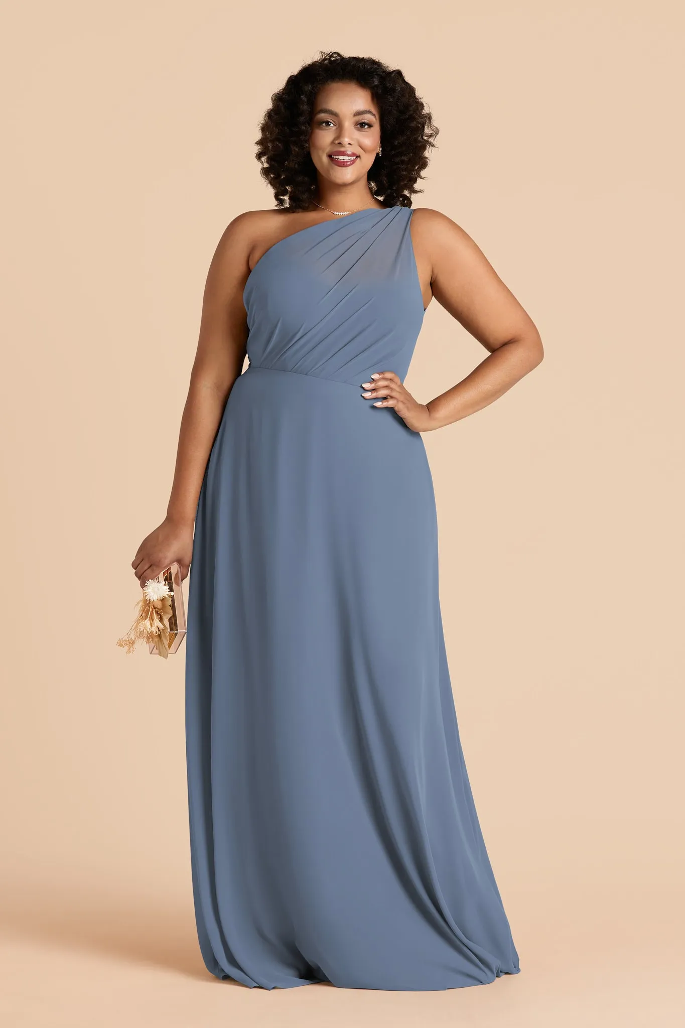 Kira Chiffon Dress - French Blue sold by Birdy Grey product image thumbnail 2