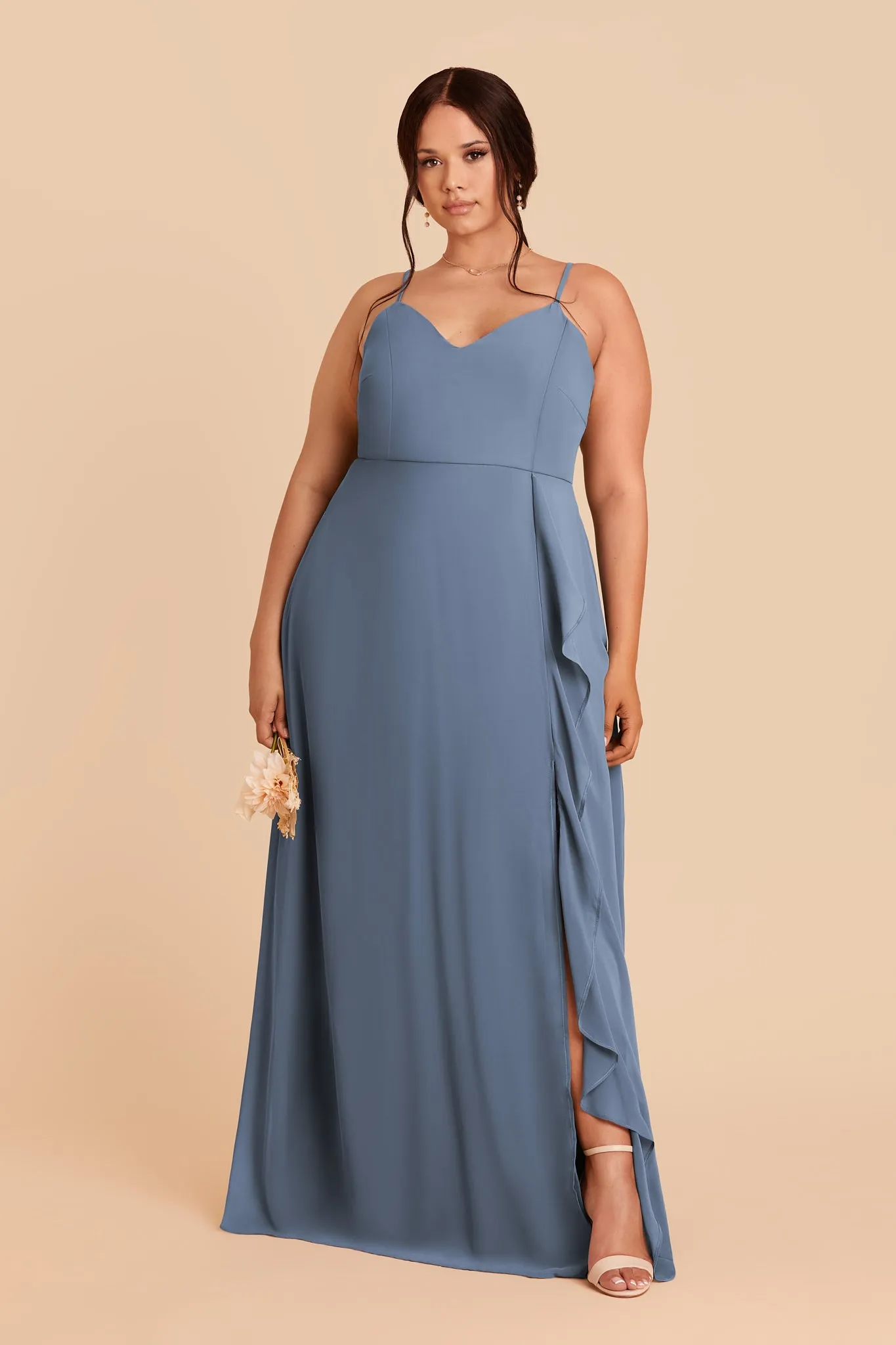 Theresa Chiffon Dress - French Blue sold by Birdy Grey product image thumbnail 2