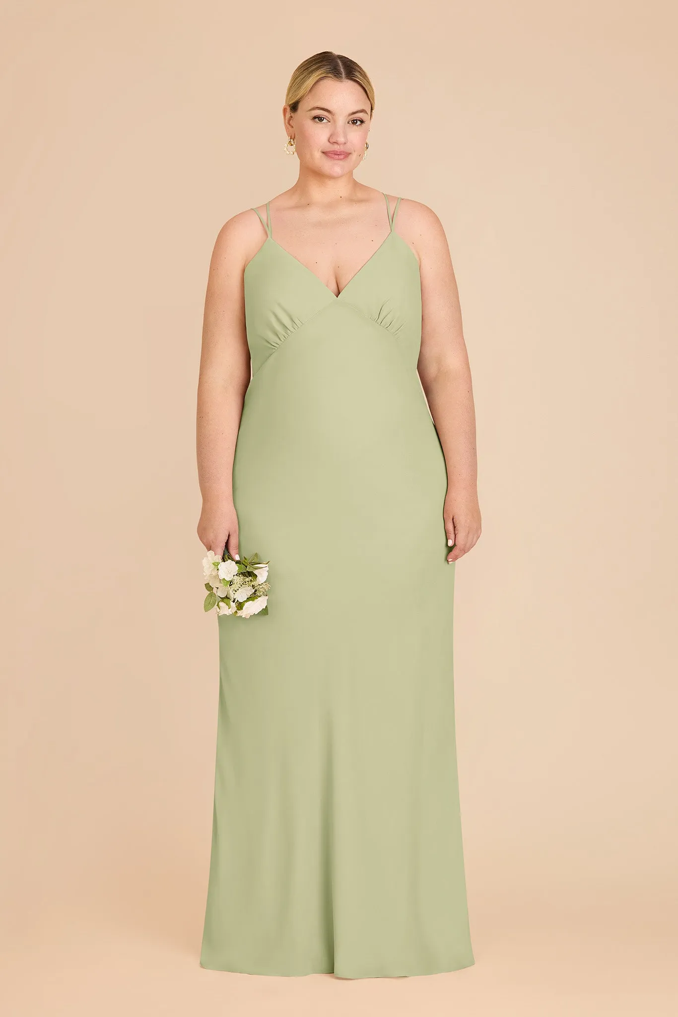 Dasha Chiffon Dress - Pale Pistachio sold by Birdy Grey product image thumbnail 2