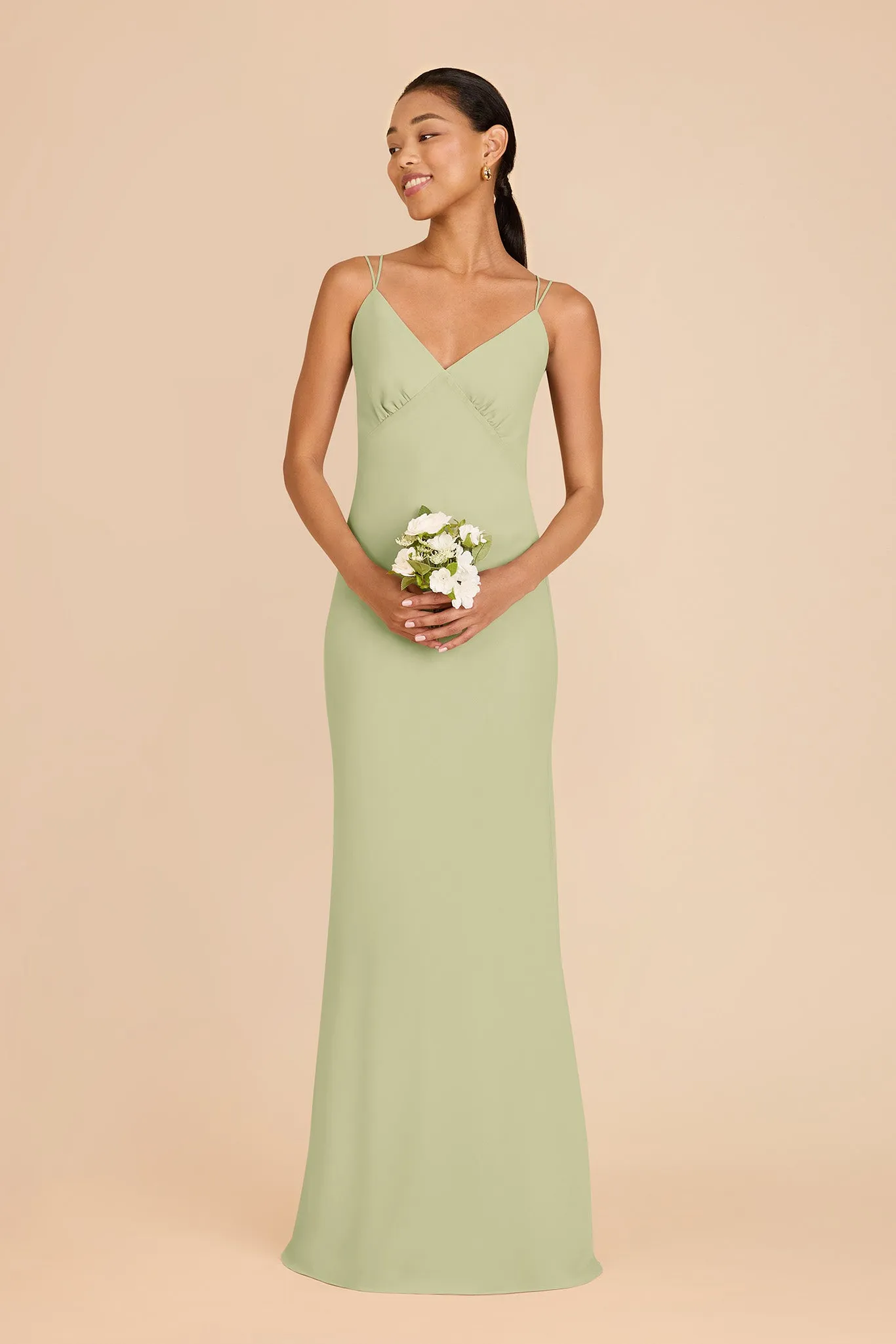 Dasha Chiffon Dress - Pale Pistachio sold by Birdy Grey product image thumbnail 3