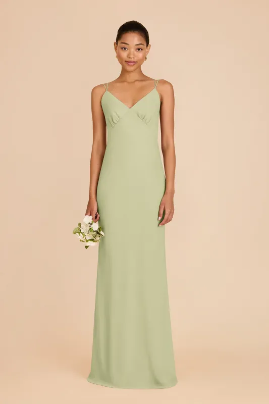 Dasha Chiffon Dress - Pale Pistachio sold by Birdy Grey