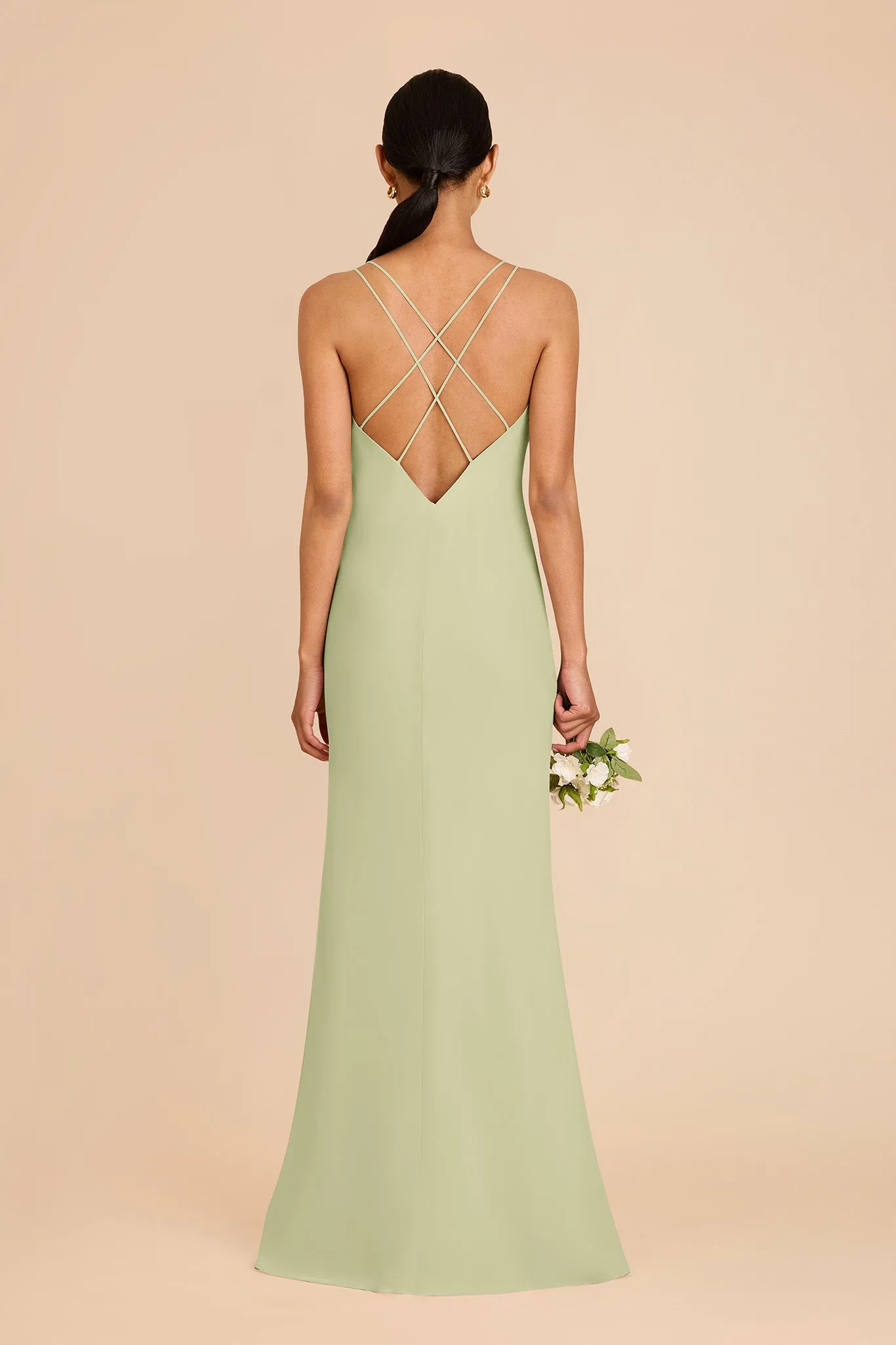 Dasha Chiffon Dress - Pale Pistachio sold by Birdy Grey product image thumbnail 5