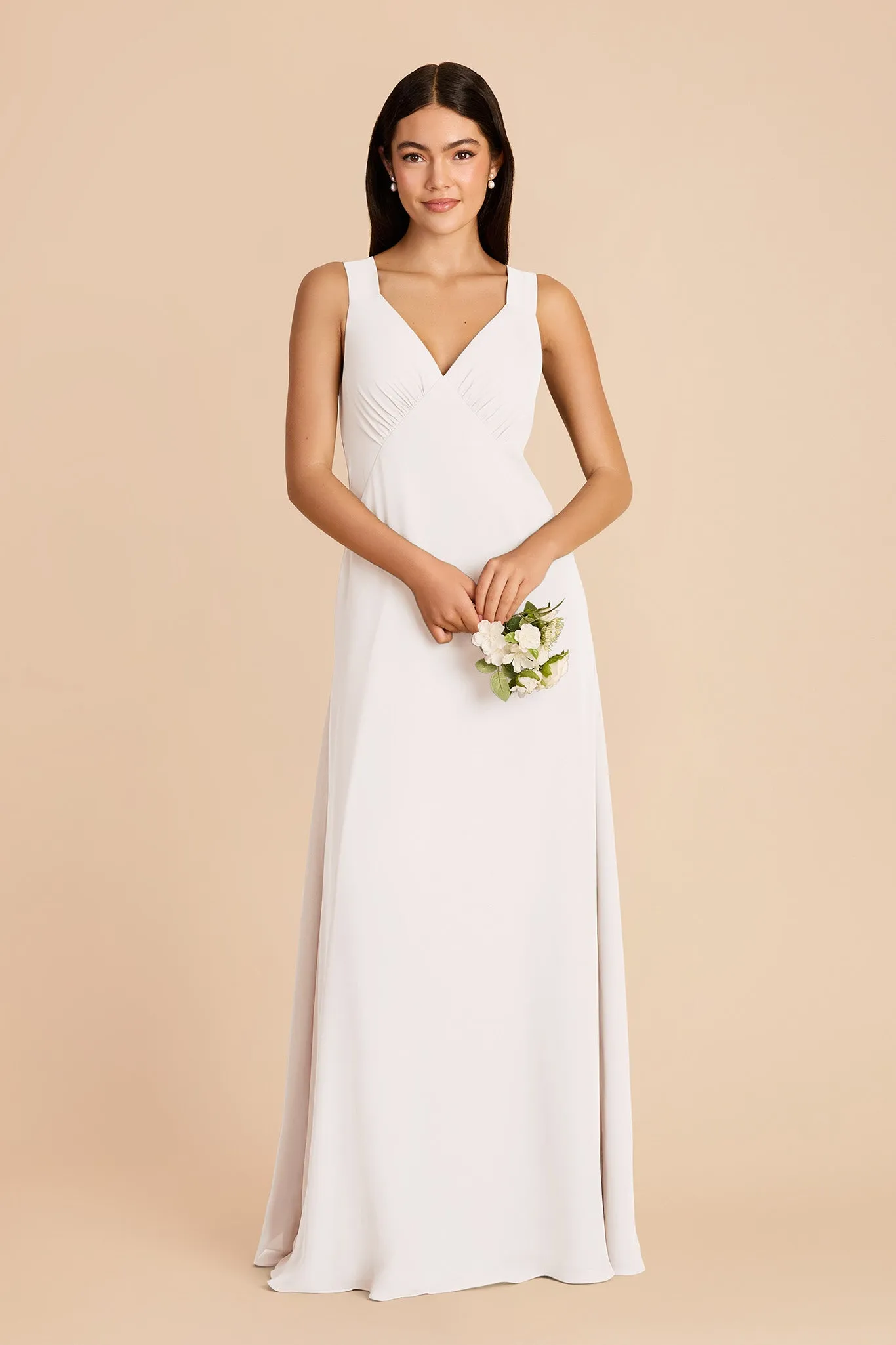 Veronica Chiffon Dress - White sold by Birdy Grey product image thumbnail 3