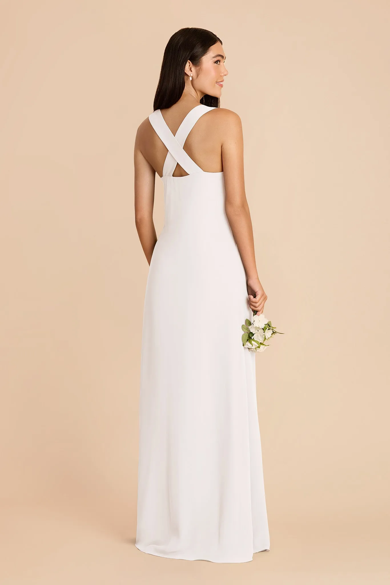 Veronica Chiffon Dress - White sold by Birdy Grey product image thumbnail 4