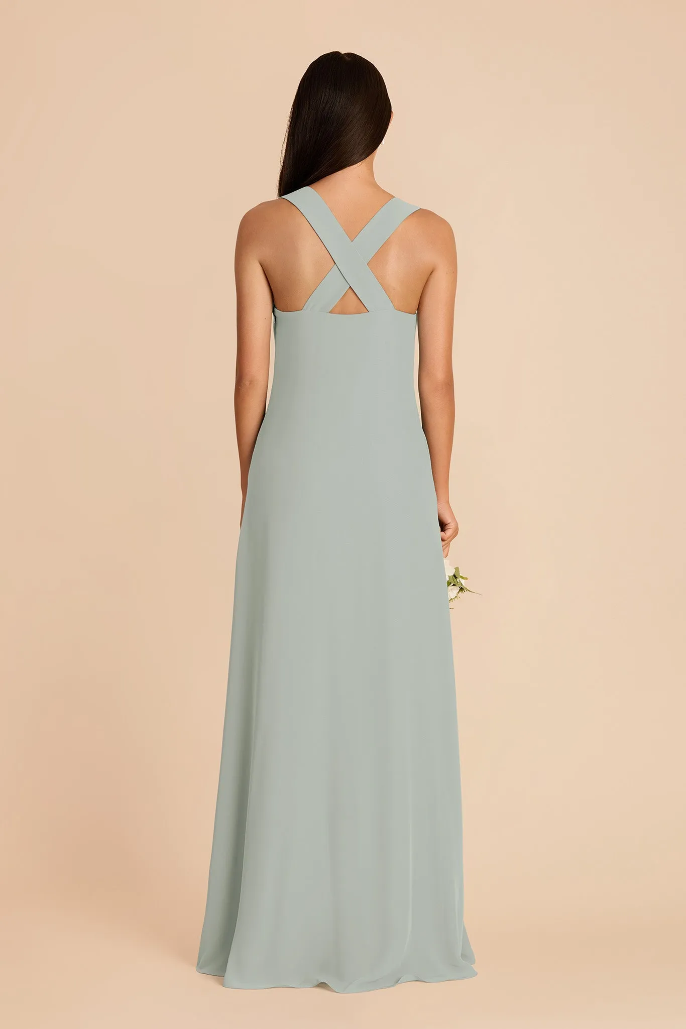 Veronica Chiffon Dress - Sage sold by Birdy Grey product image thumbnail 5