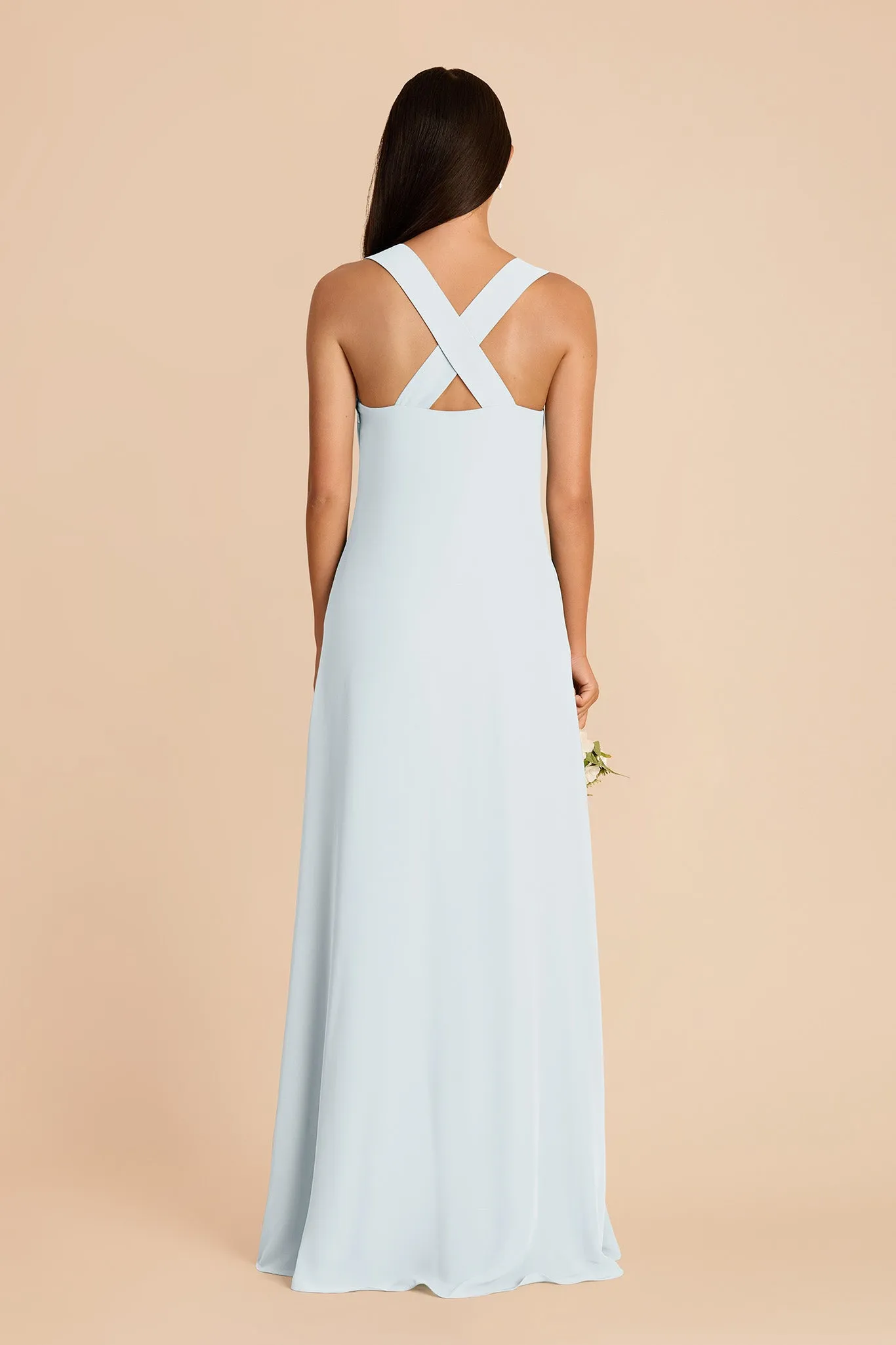 Veronica Chiffon Dress - Mist Blue sold by Birdy Grey product image thumbnail 5