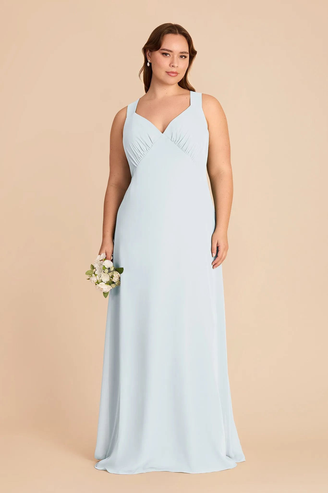 Veronica Chiffon Dress - Mist Blue sold by Birdy Grey product image thumbnail 2