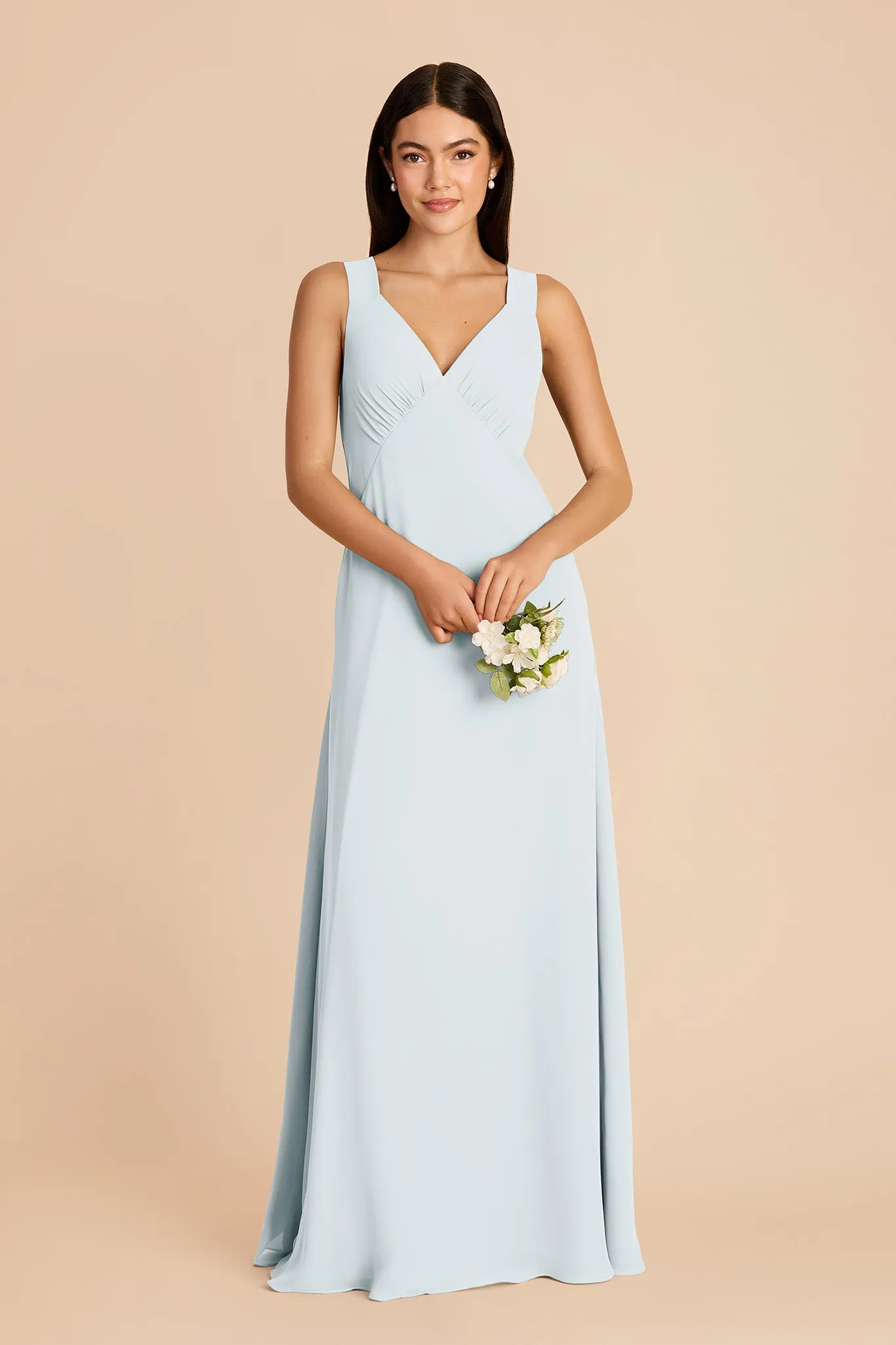 Veronica Chiffon Dress - Mist Blue sold by Birdy Grey product image thumbnail 3