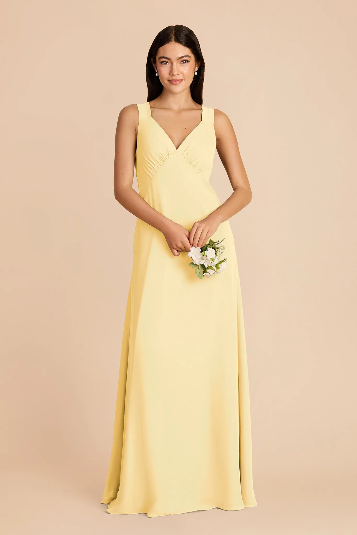Veronica Chiffon Dress - Lemon Sorbet sold by Birdy Grey product image thumbnail 3