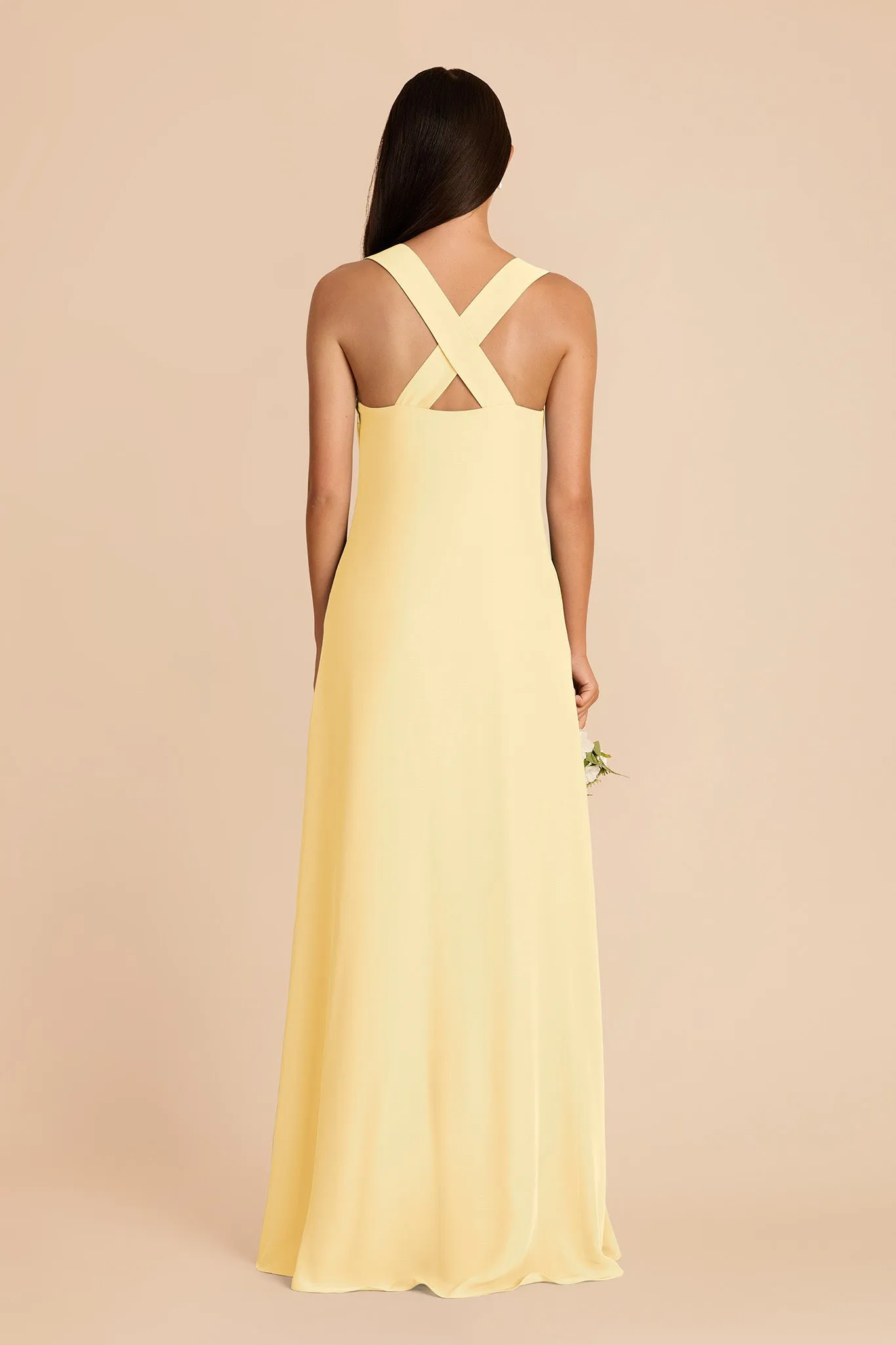 Veronica Chiffon Dress - Lemon Sorbet sold by Birdy Grey product image thumbnail 5