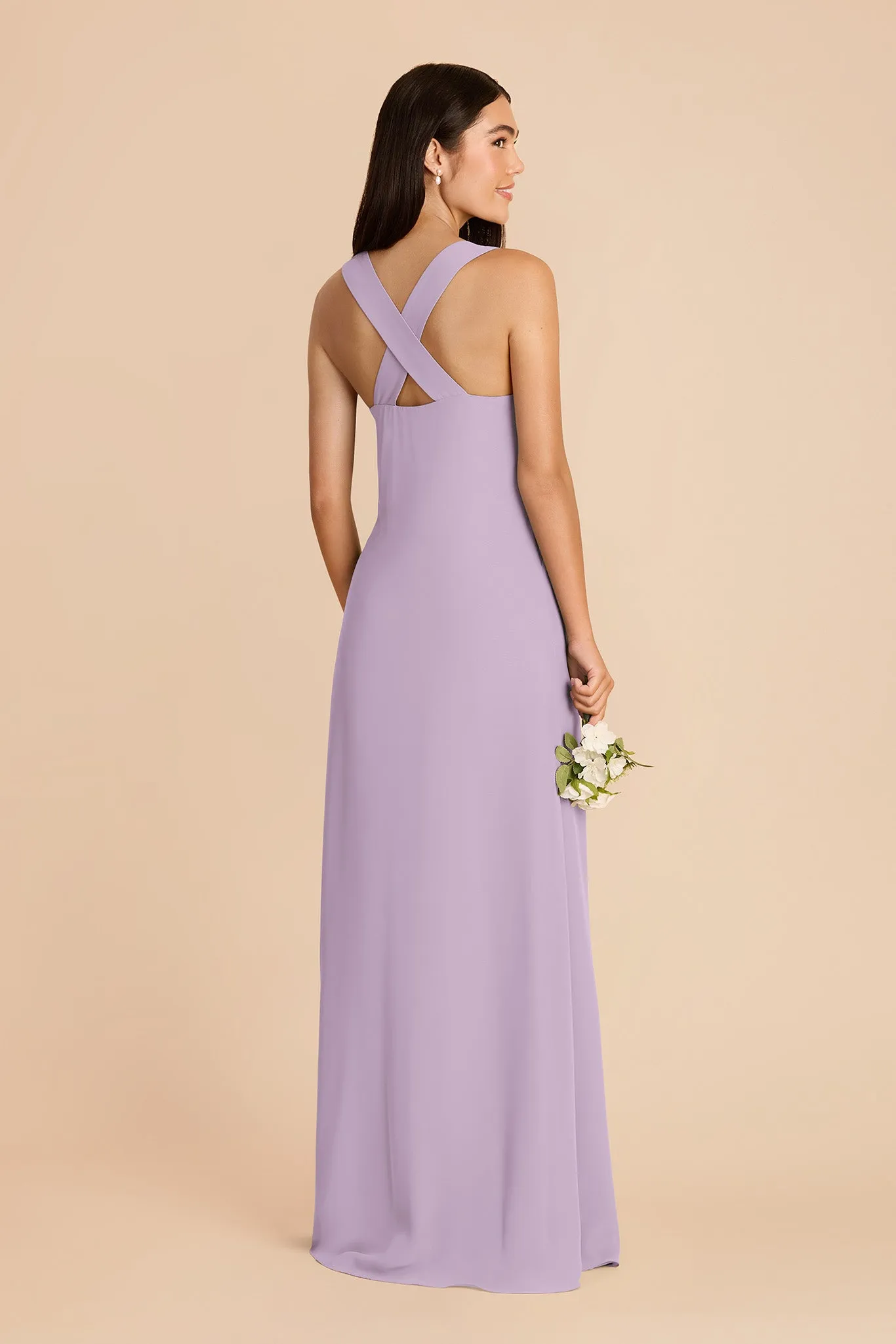 Veronica Chiffon Dress - Lavender sold by Birdy Grey product image thumbnail 4