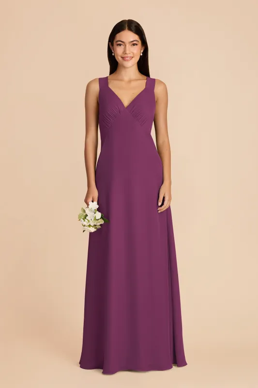 Veronica Chiffon Dress - Fig made by Birdy Grey