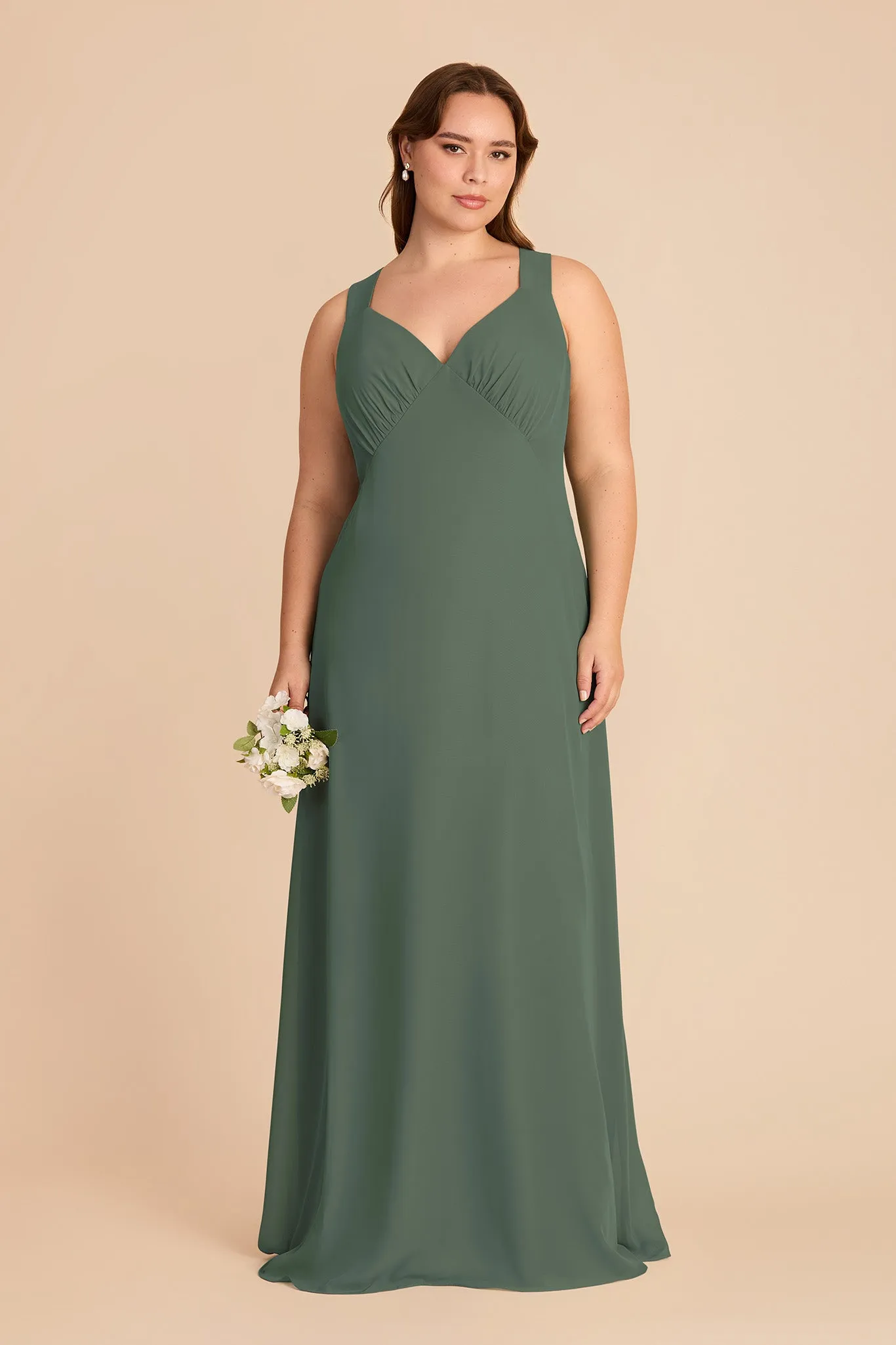 Veronica Chiffon Dress - Eucalyptus sold by Birdy Grey product image thumbnail 2