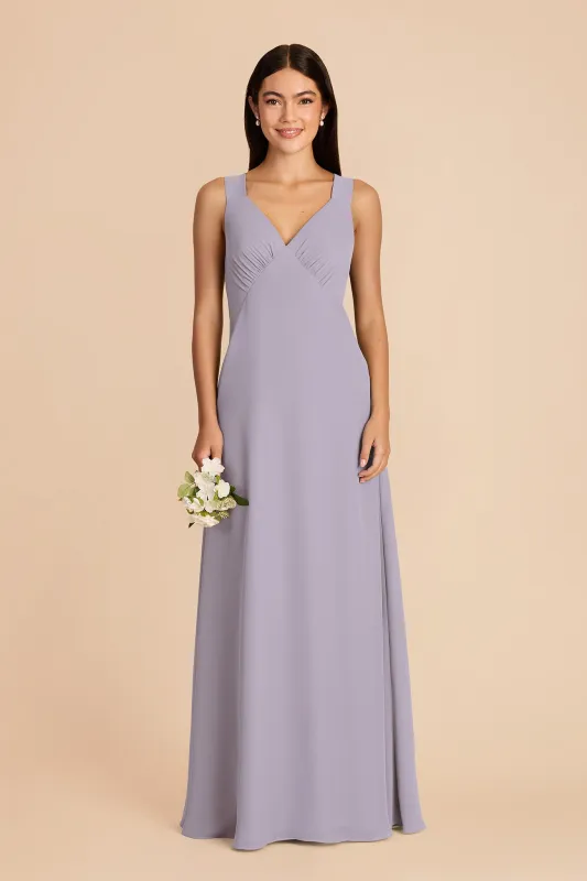 Veronica Chiffon Dress - Dusty Lilac made by Birdy Grey