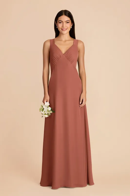 Veronica Chiffon Dress - Desert Rose made by Birdy Grey