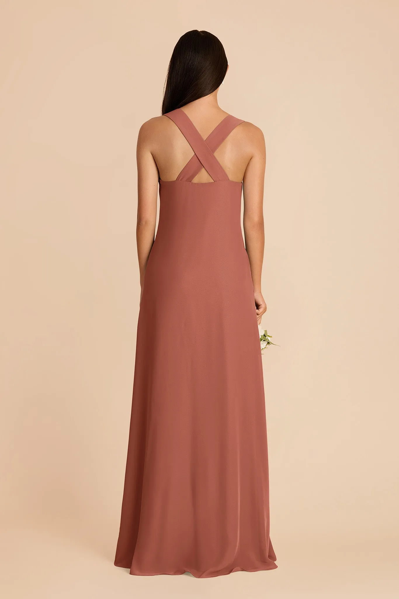 Veronica Chiffon Dress - Desert Rose sold by Birdy Grey product image thumbnail 5