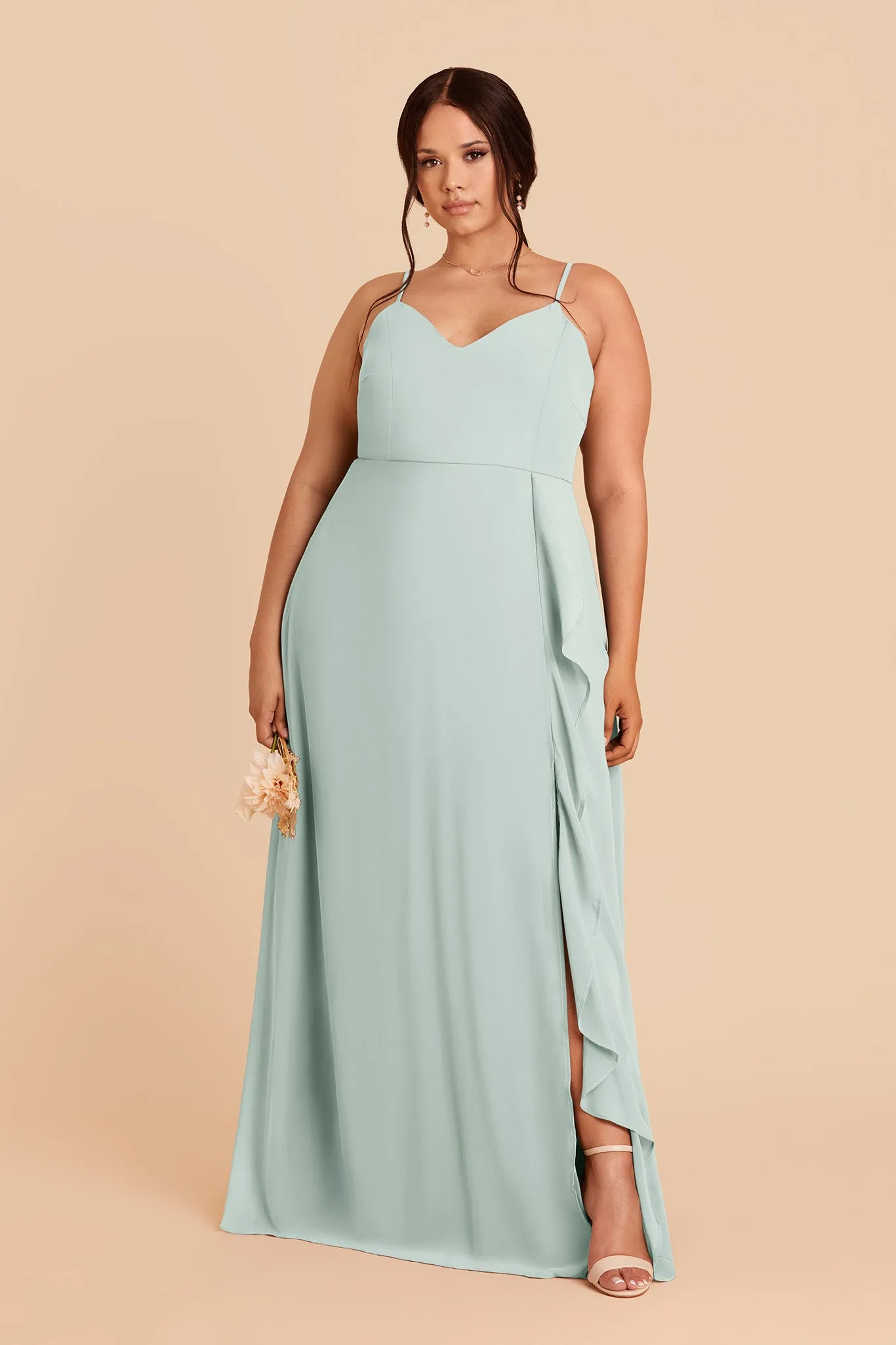 Theresa Chiffon Dress - Mint sold by Birdy Grey product image thumbnail 2