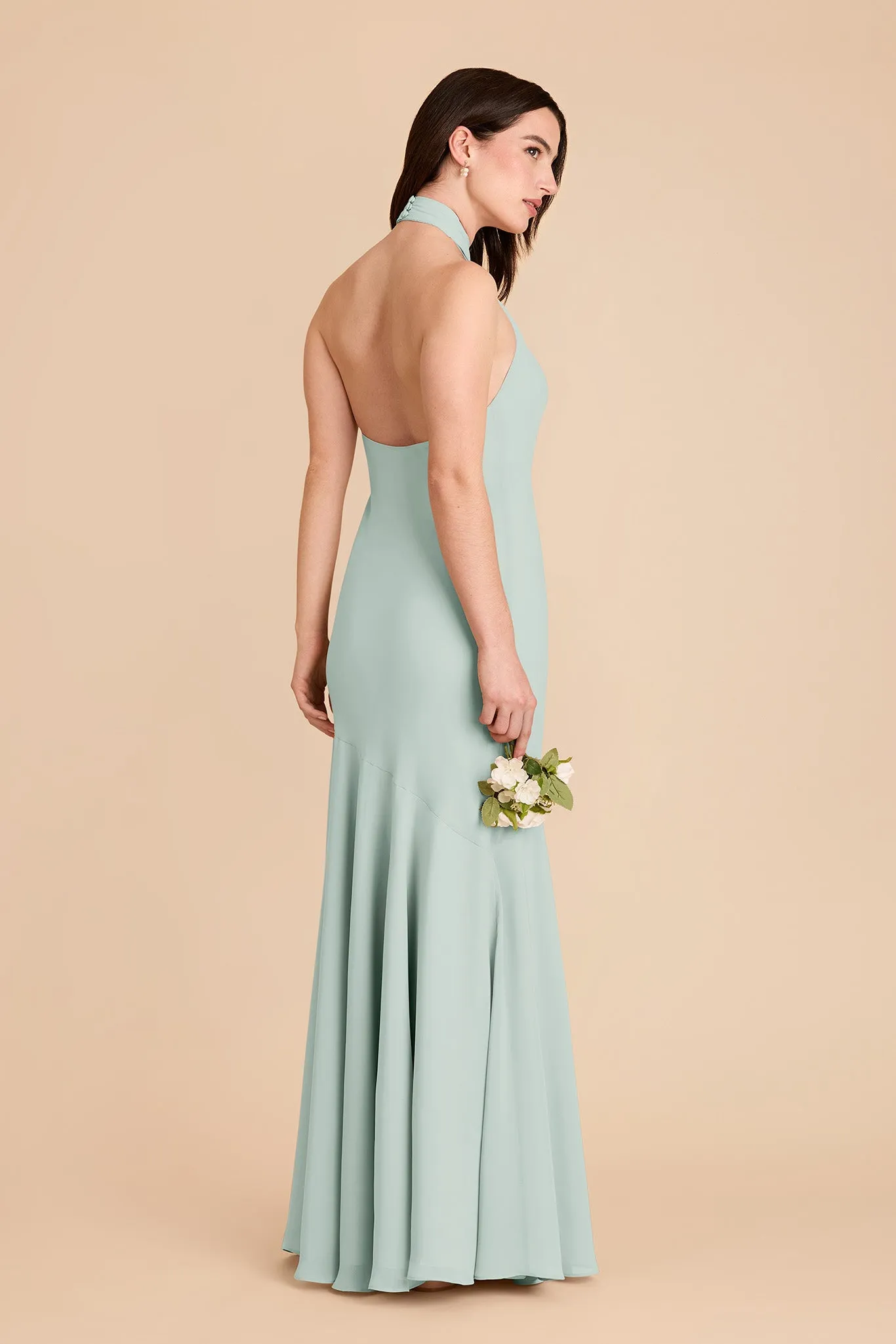Stephanie Chiffon Dress - Mint sold by Birdy Grey product image thumbnail 4
