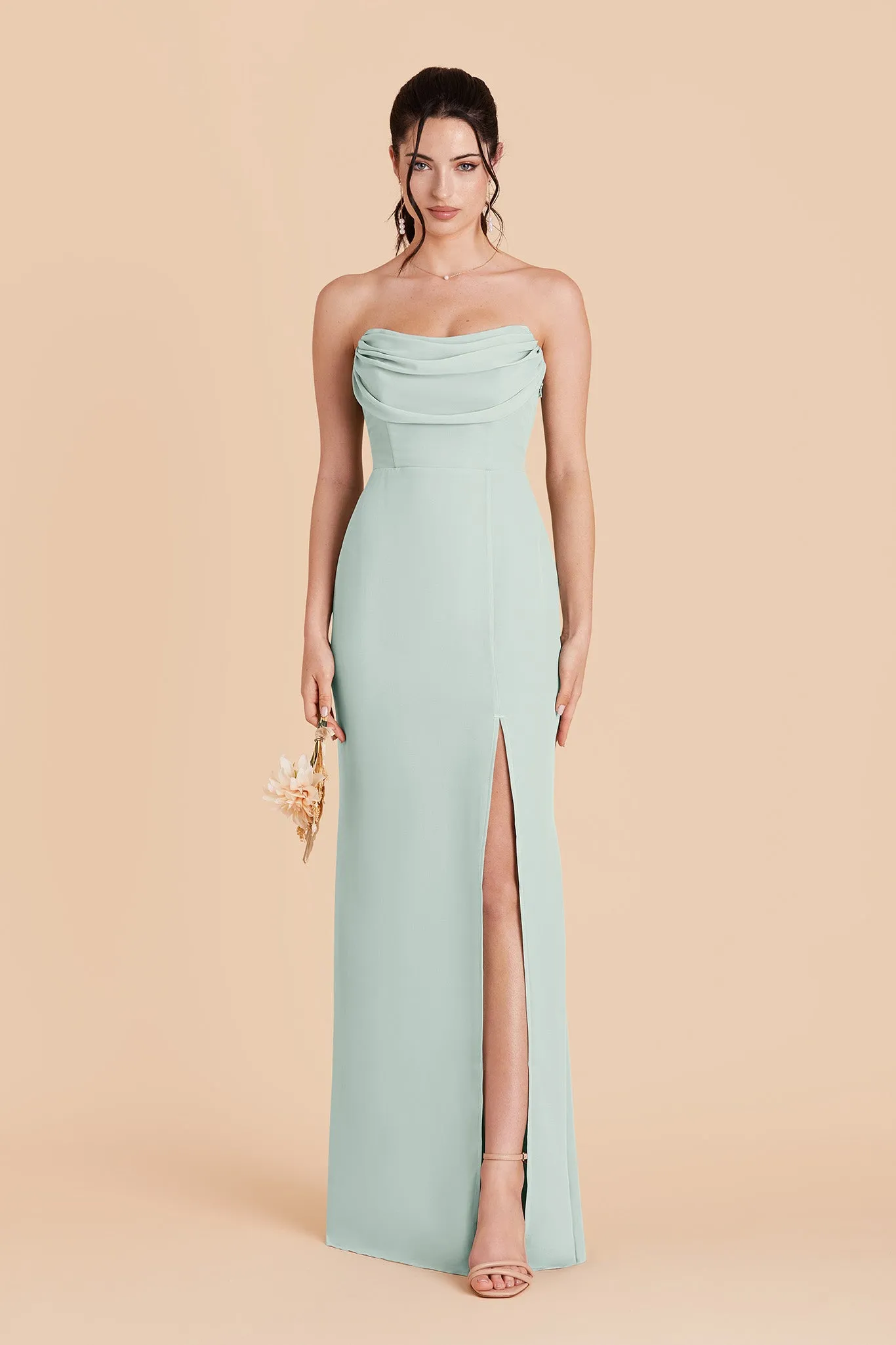 Mira Chiffon Dress - Mint sold by Birdy Grey