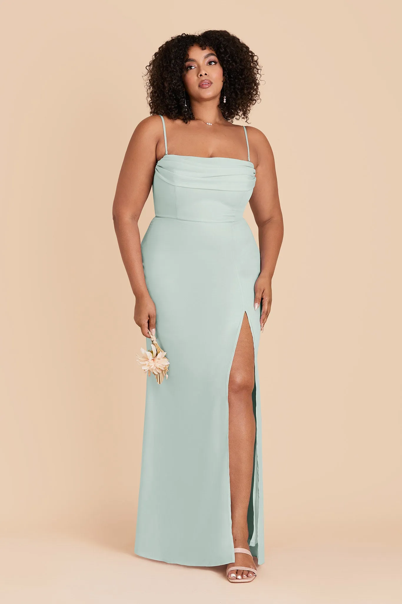 Mira Chiffon Dress - Mint sold by Birdy Grey product image thumbnail 2