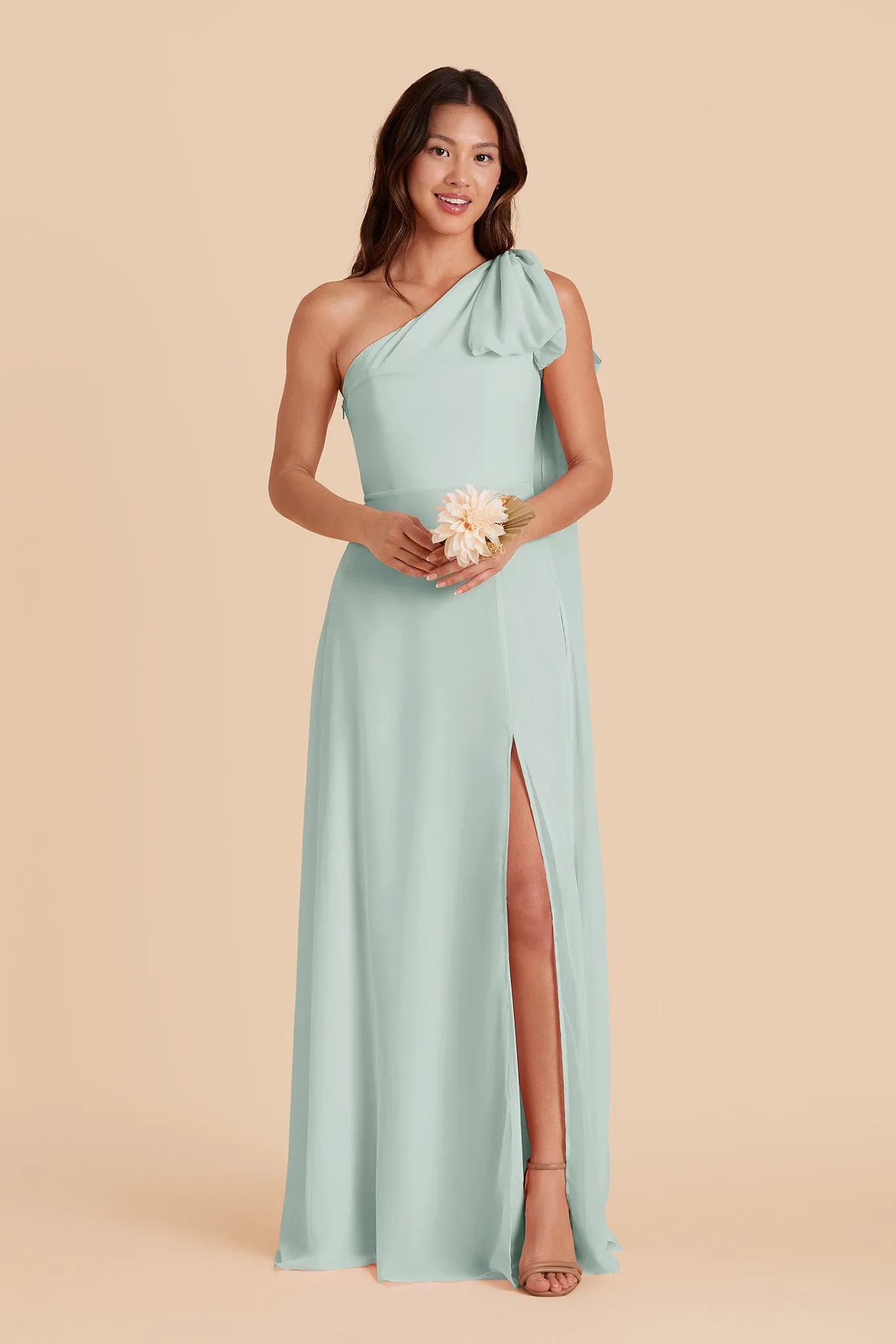 Melissa Chiffon Dress - Mint sold by Birdy Grey product image thumbnail 4
