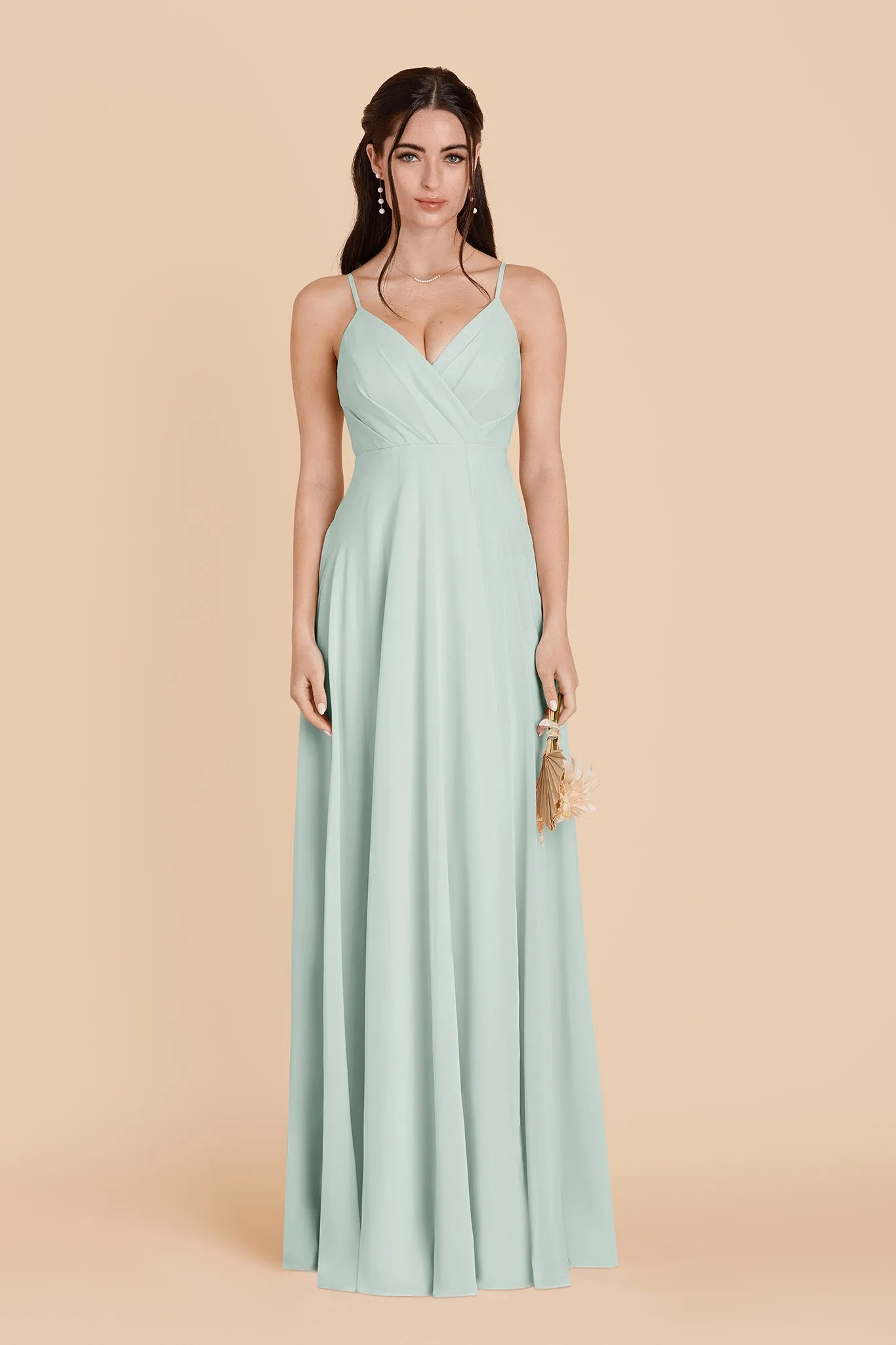Kaia Chiffon Dress - Mint sold by Birdy Grey