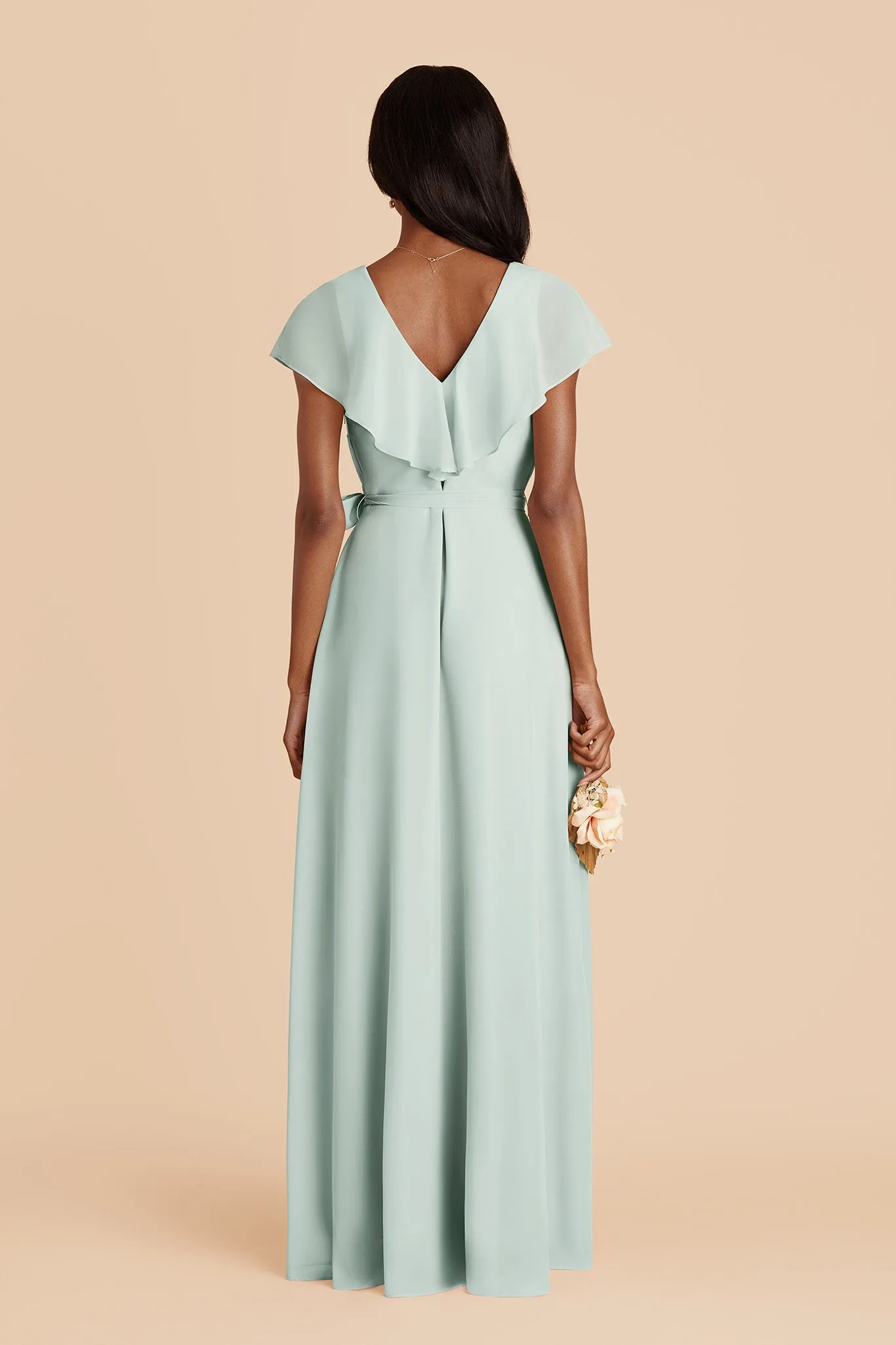 Jackson Chiffon Dress - Mint sold by Birdy Grey product image thumbnail 4